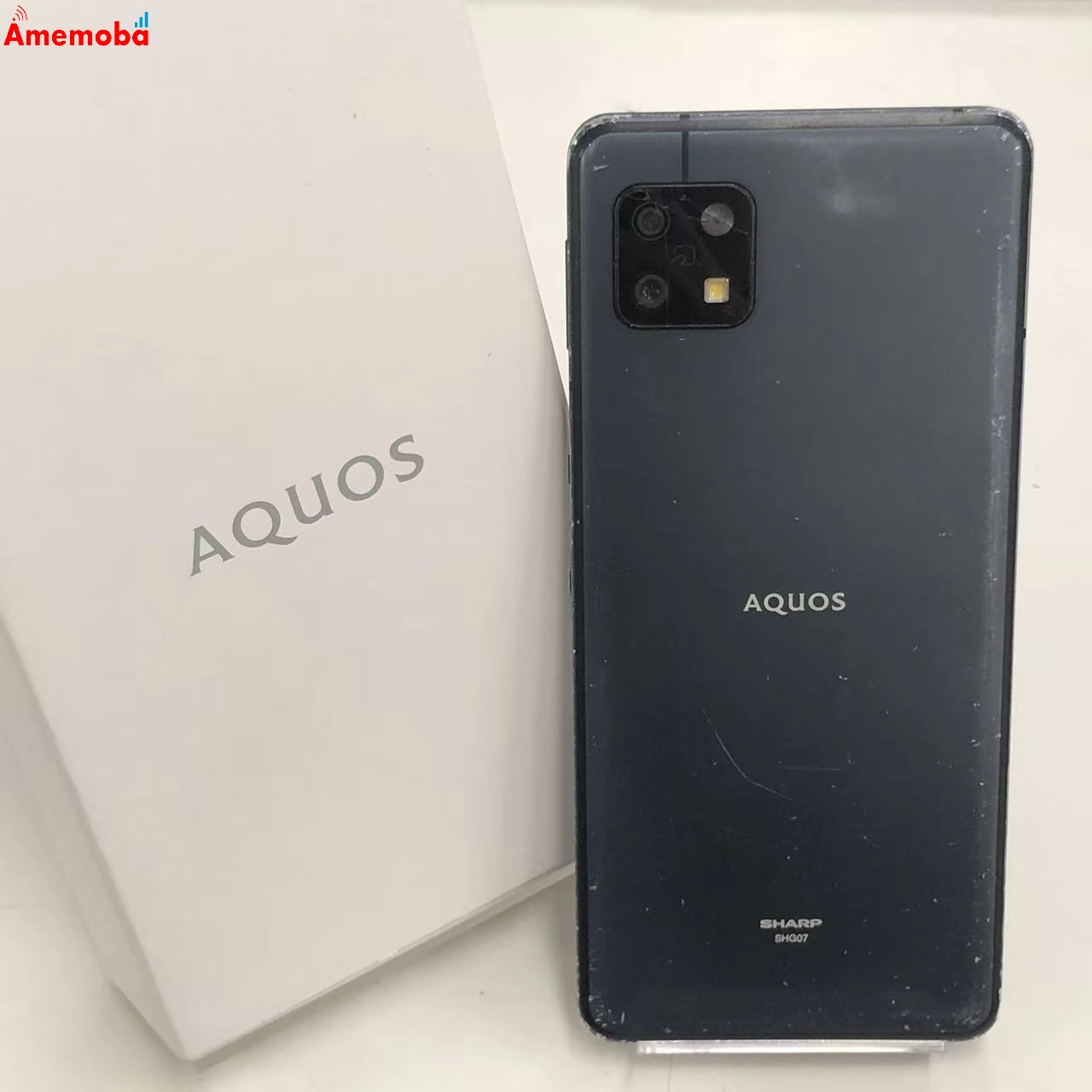 AQUOS sense6s 4GB/64GB ブラック SHG07 AU版SIMフリー ジャンク品