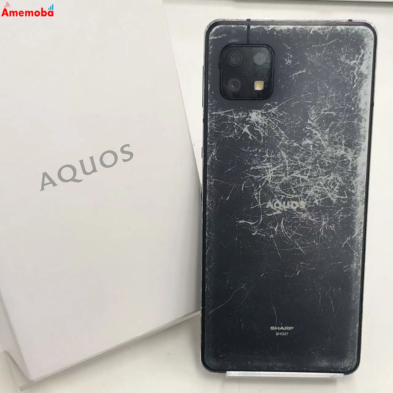AQUOS sense6s 4GB/64GB ブラック SHG07 AU版SIMフリー