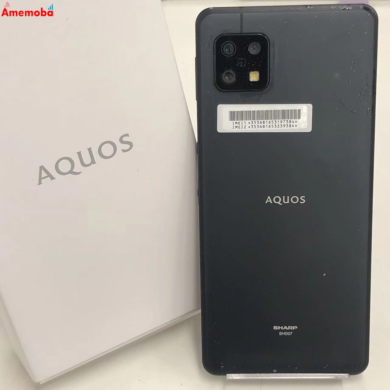AQUOS sense6s 4GB/64GB ブラック SHG07 AU版SIMフリー ジャンク品