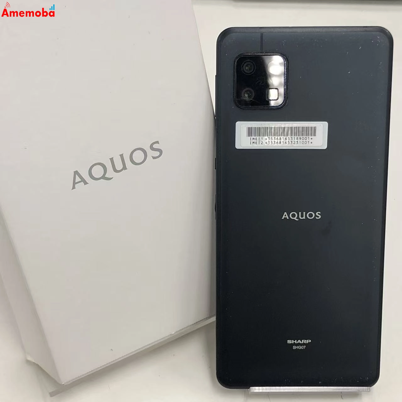 AQUOS sense6s 4GB/64GB ブラック SHG07 AU版SIMフリー ジャンク品