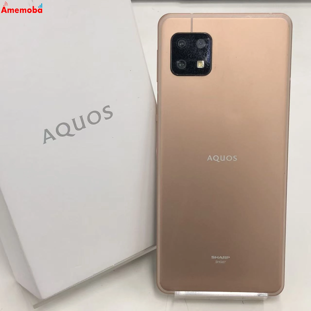 AQUOS sense6s 4GB/64GB ライトカッパー SHG07 AU版SIMフリー ジャンク品