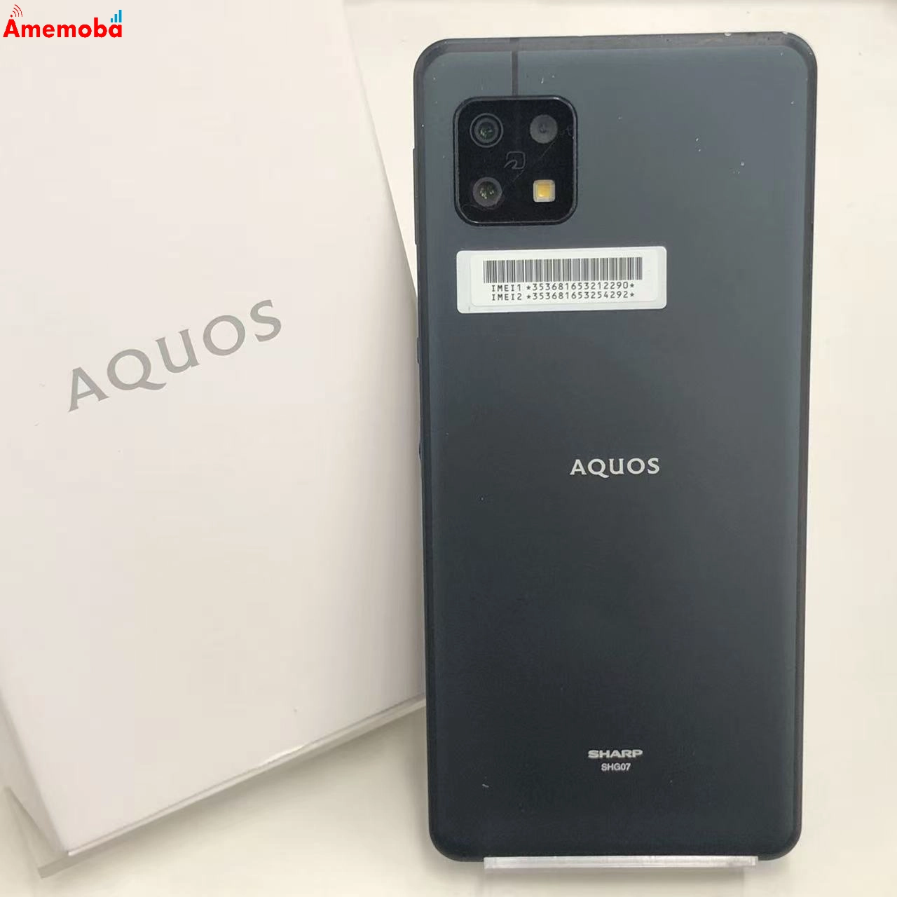 AQUOS sense6s 4GB/64GB ブラック SHG07 AU版SIMフリー