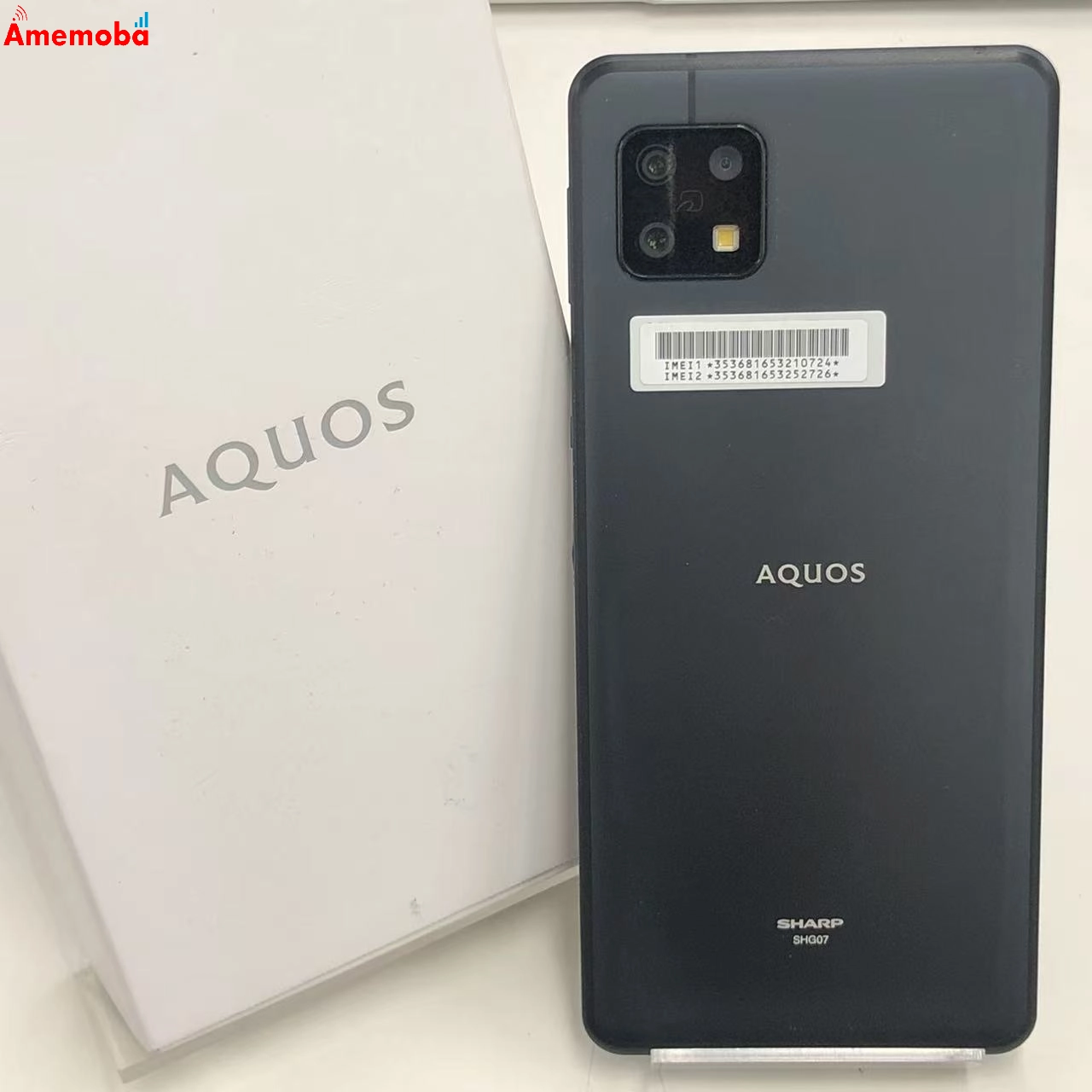 AQUOS sense6s 4GB/64GB ブラック SHG07 AU版SIMフリー