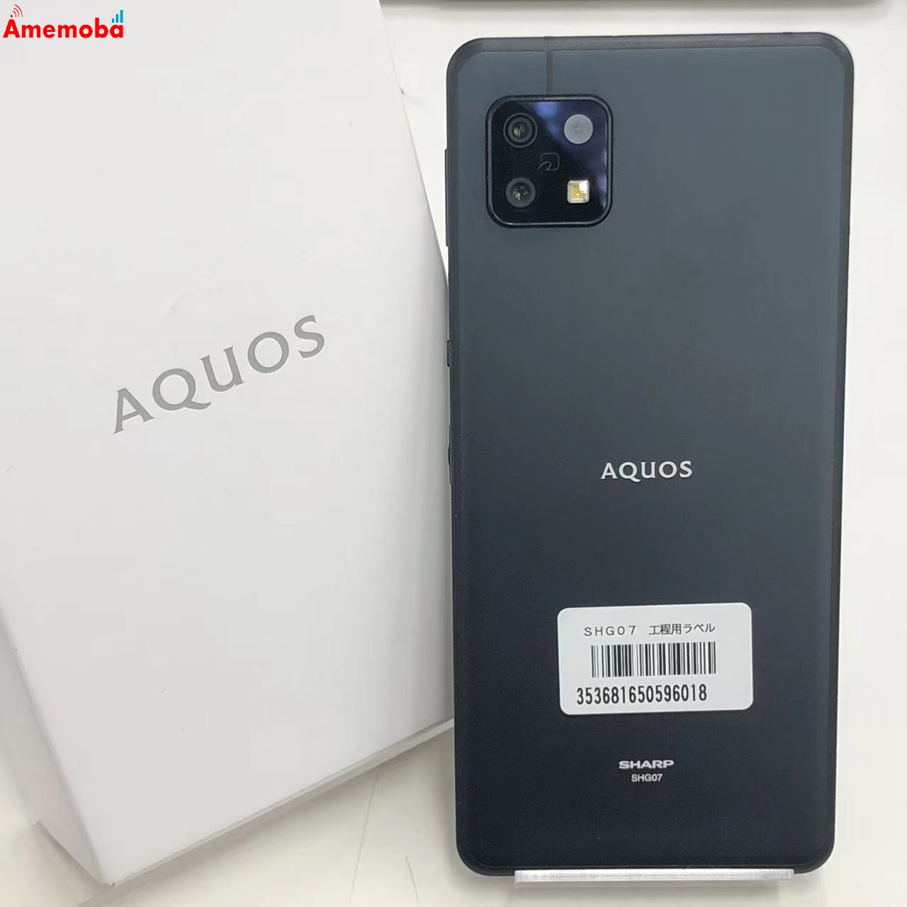AQUOS sense6s 4GB/64GB ブラック SHG07 AU版SIMフリー 美品