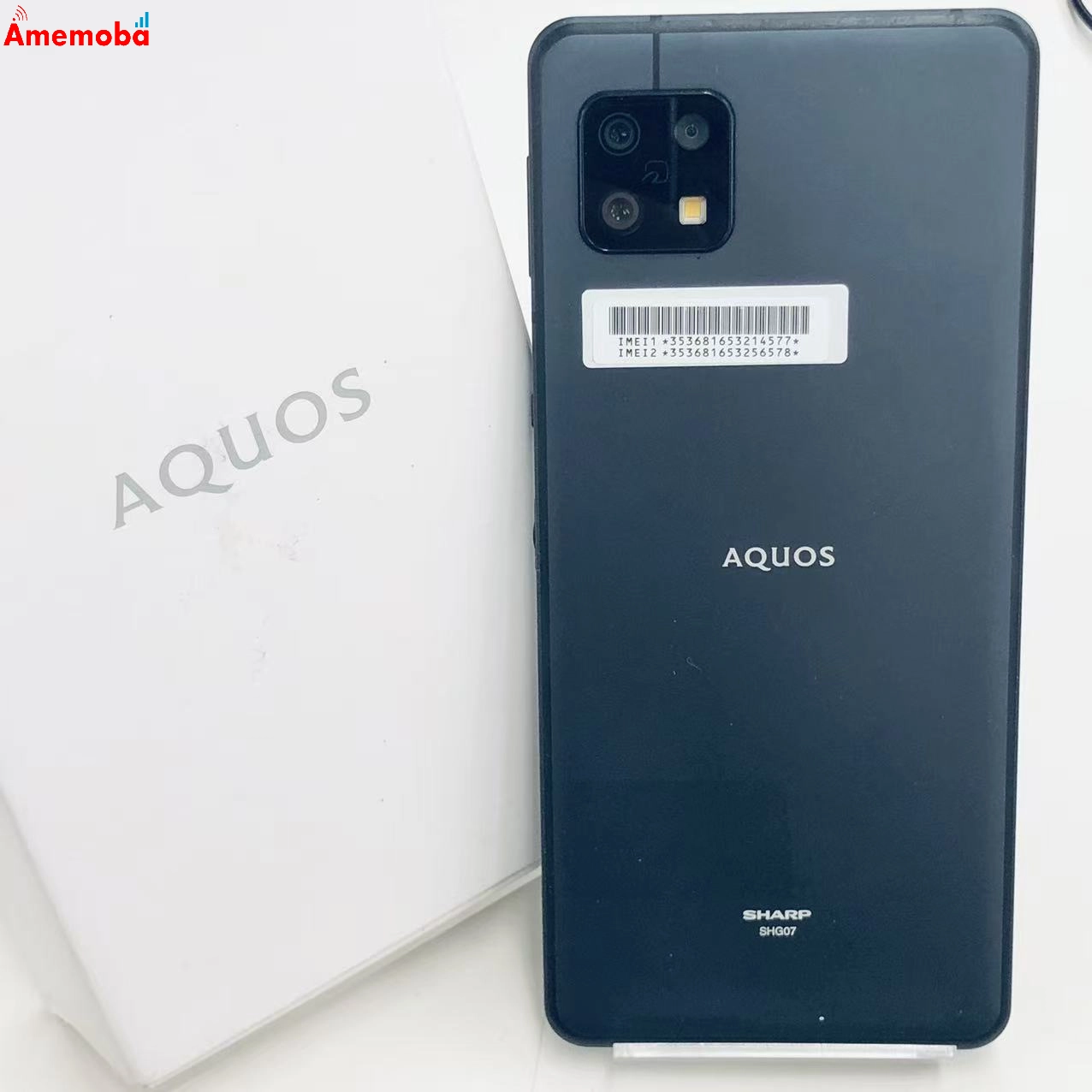 AQUOS sense6s 4GB/64GB ブラック SHG07 AU版SIMフリー