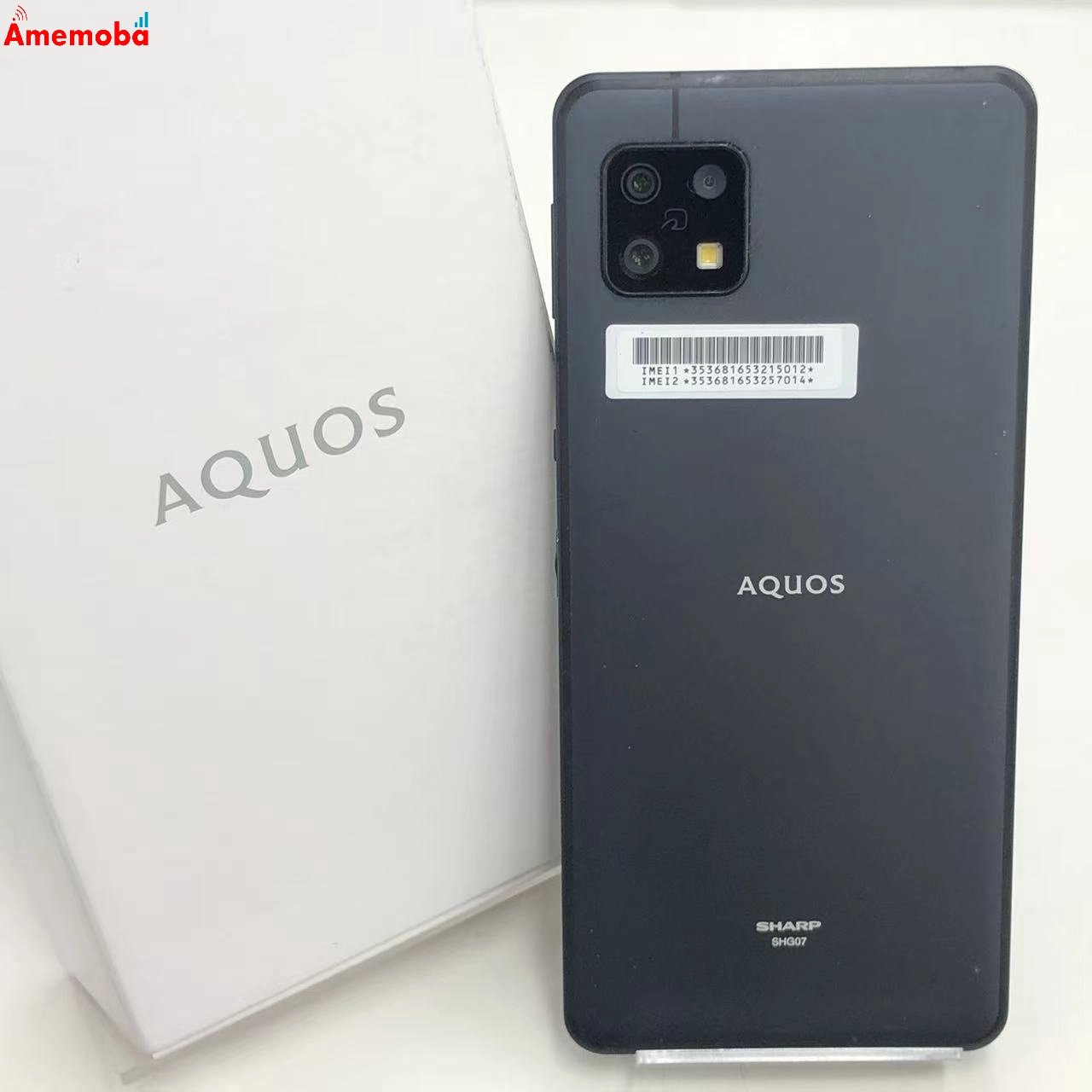 AQUOS sense6s 4GB/64GB ブラック SHG07 AU版SIMフリー