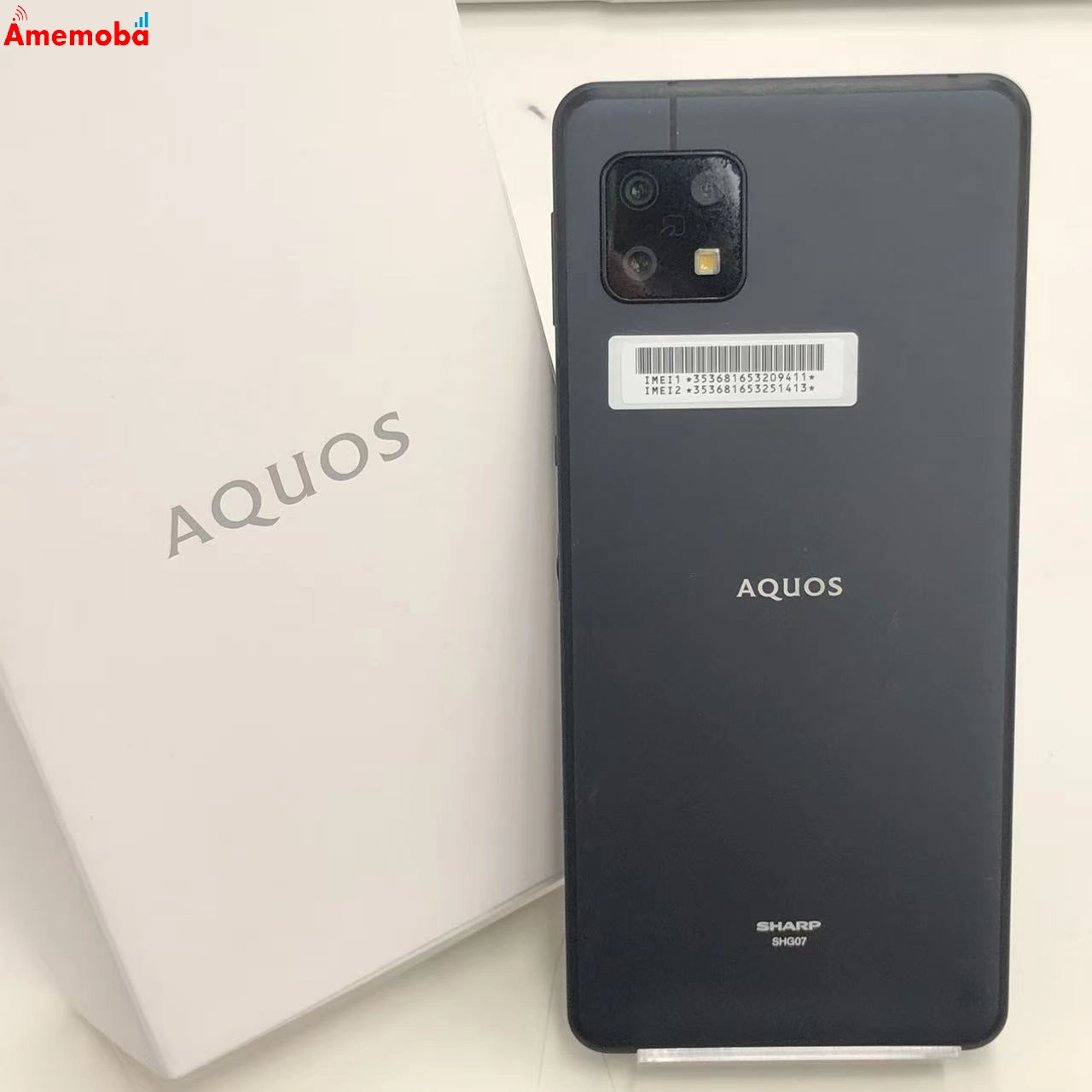 AQUOS sense6s 4GB/64GB ブラック SHG07 AU版SIMフリー