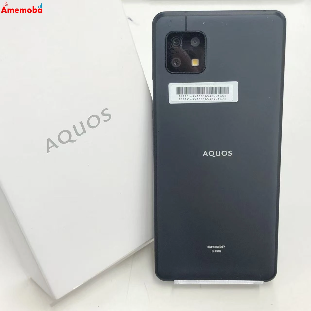 AQUOS sense6s 4GB/64GB ブラック SHG07 AU版SIMフリー
