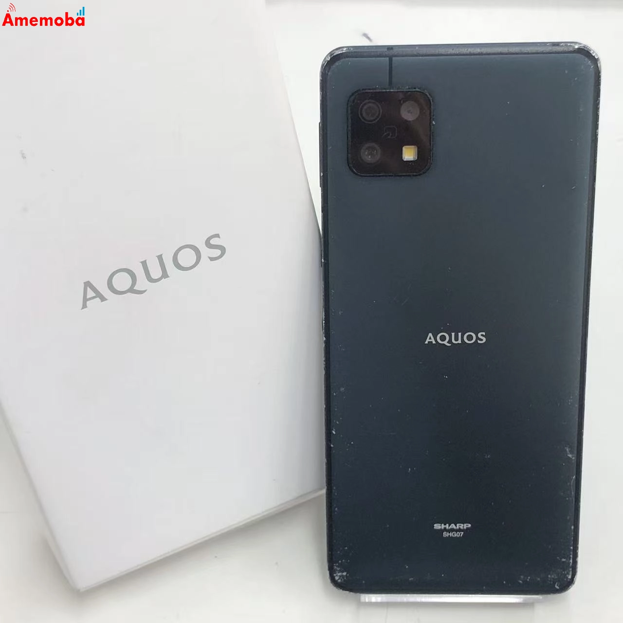AQUOS sense6s 4GB/64GB ブラック SHG07 AU版SIMフリー ジャンク品