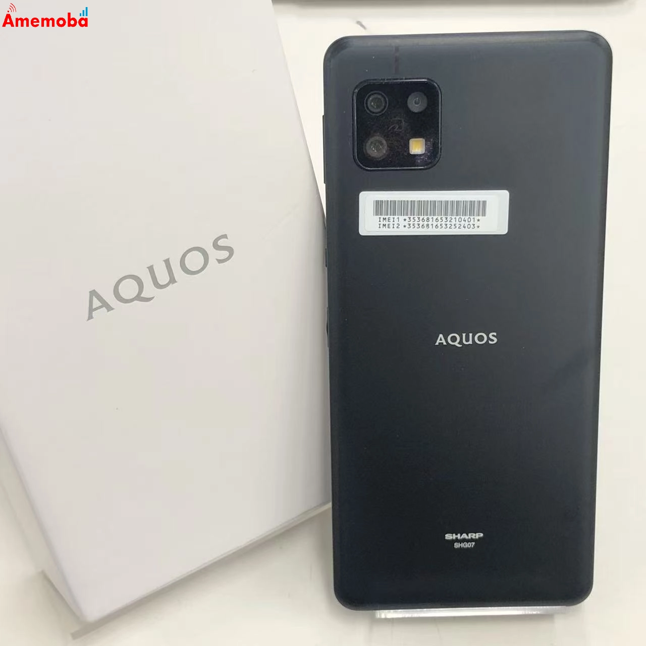 AQUOS sense6s 4GB/64GB ブラック SHG07 AU版SIMフリー