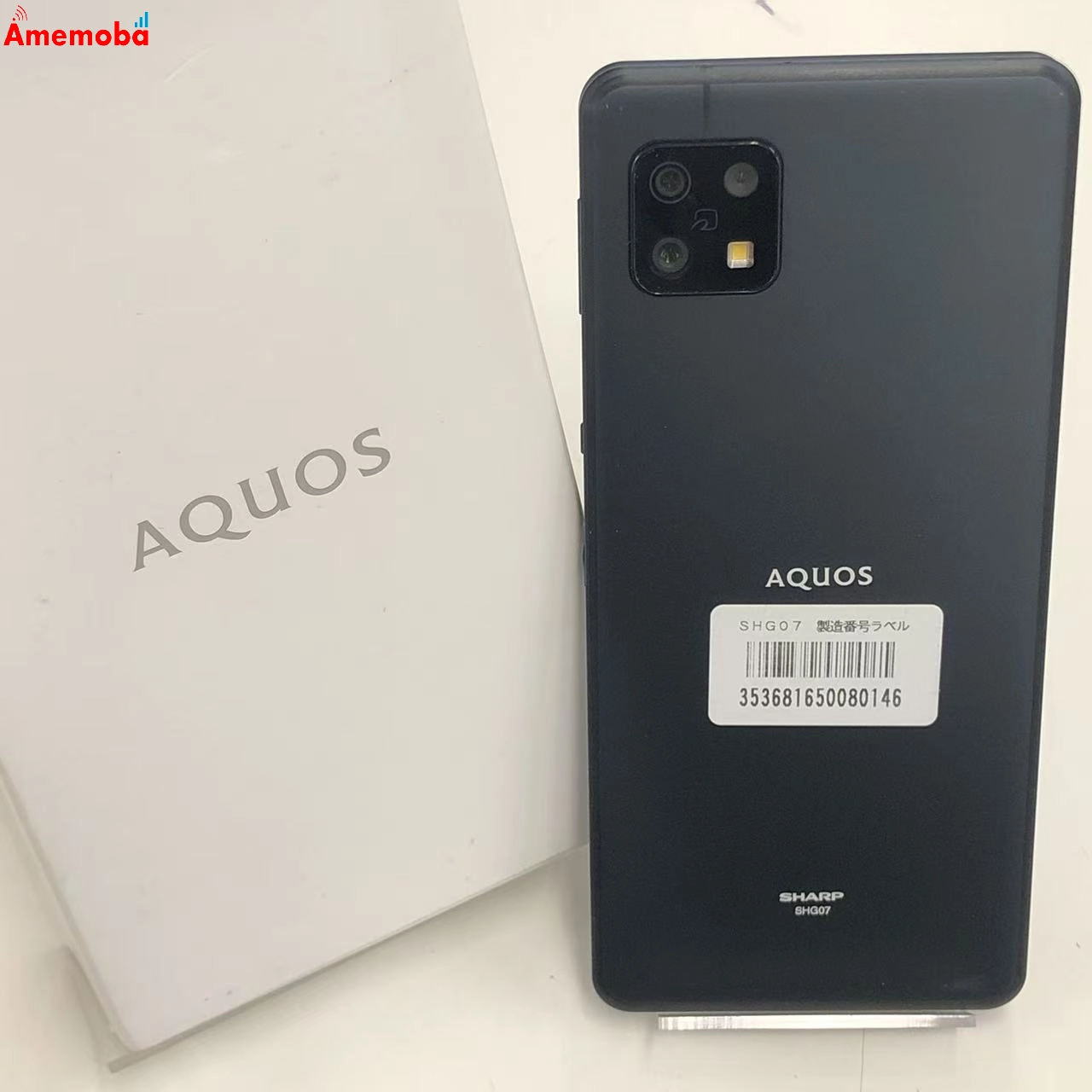 AQUOS sense6s 4GB/64GB ブラック SHG07 AU版SIMフリー 美品