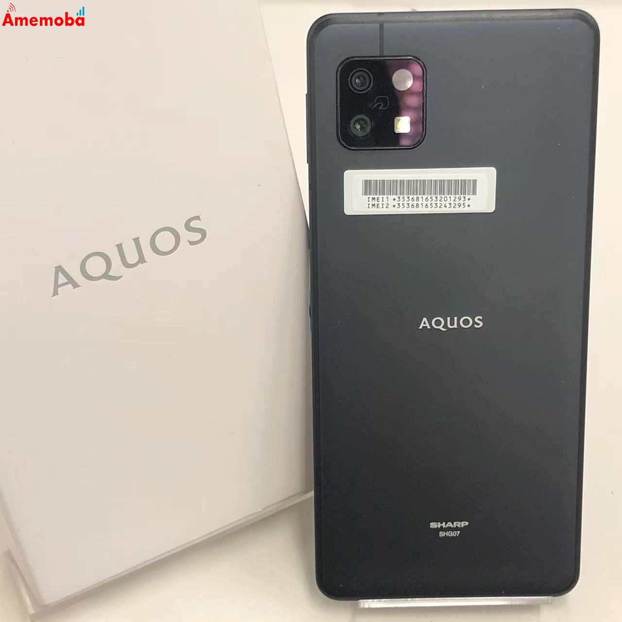AQUOS sense6s 4GB/64GB ブラック SHG07 AU版SIMフリー