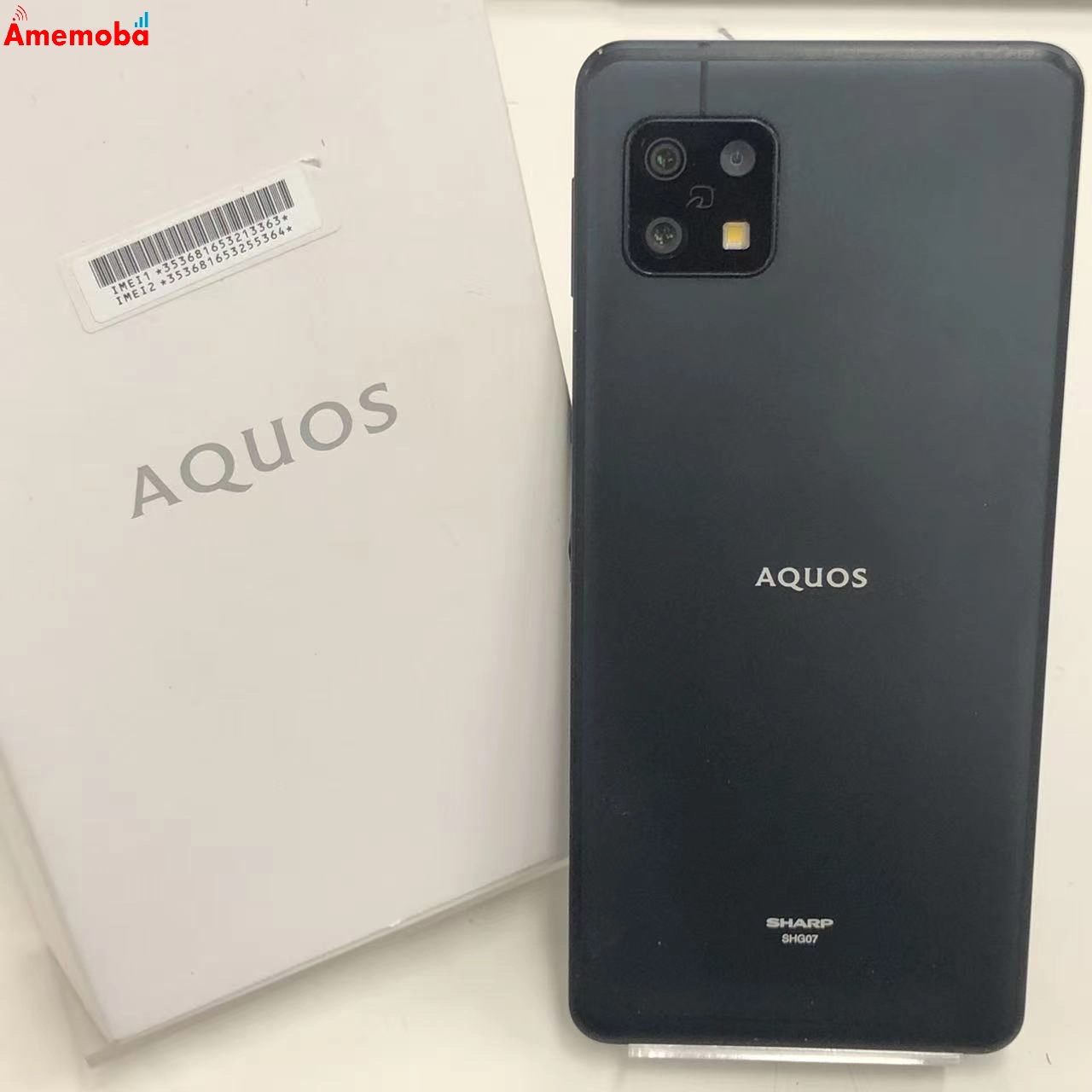 AQUOS sense6s 4GB/64GB ブラック SHG07 AU版SIMフリー  訳あり品