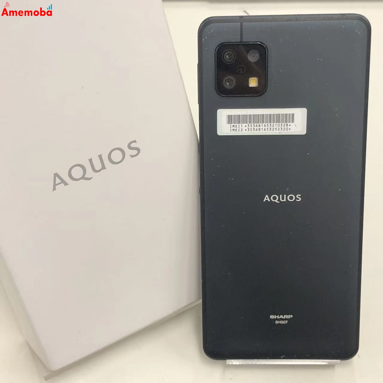 AQUOS sense6s 4GB/64GB ブラック SHG07 AU版SIMフリー