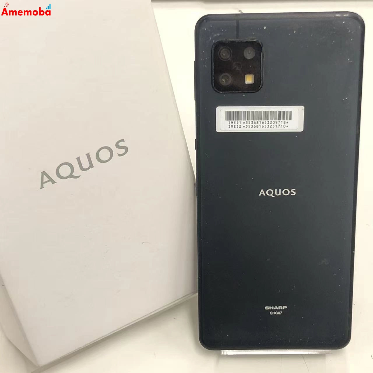 AQUOS sense6s 4GB/64GB ブラック SHG07 AU版SIMフリー