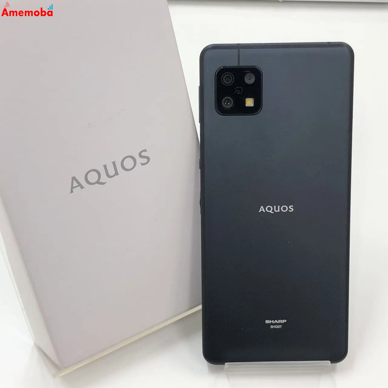 AQUOS sense6s 4GB/64GB ブラック SHG07 AU版SIMフリー 美品