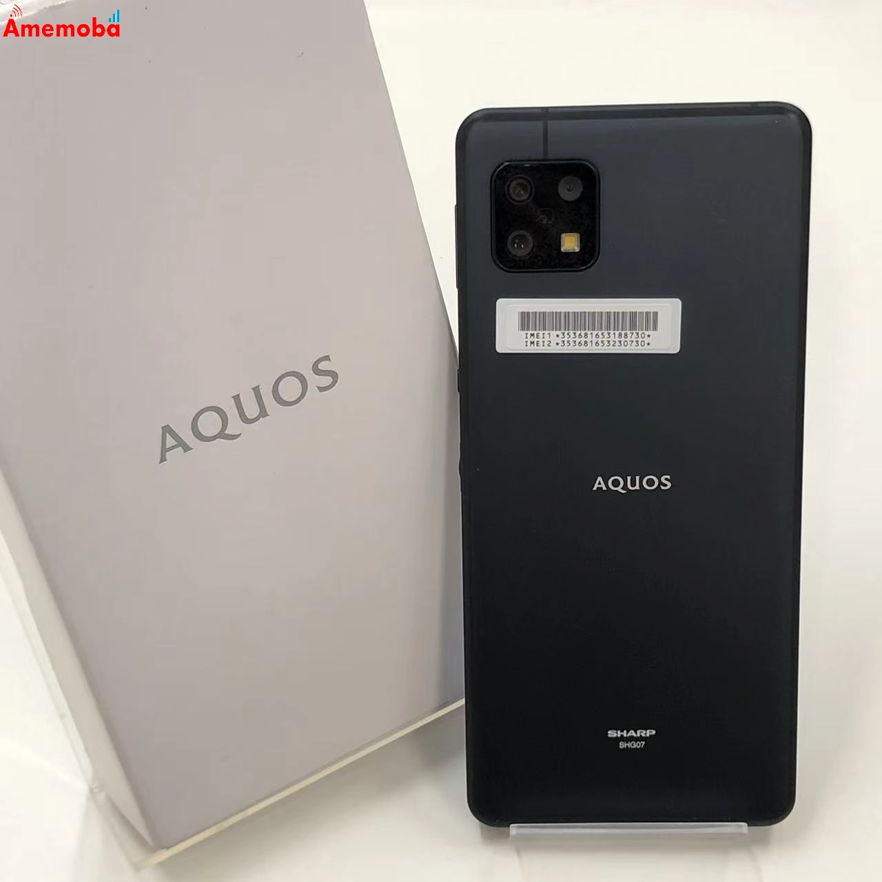 AQUOS sense6s 4GB/64GB ブラック SHG07 AU版SIMフリー 訳あり品
