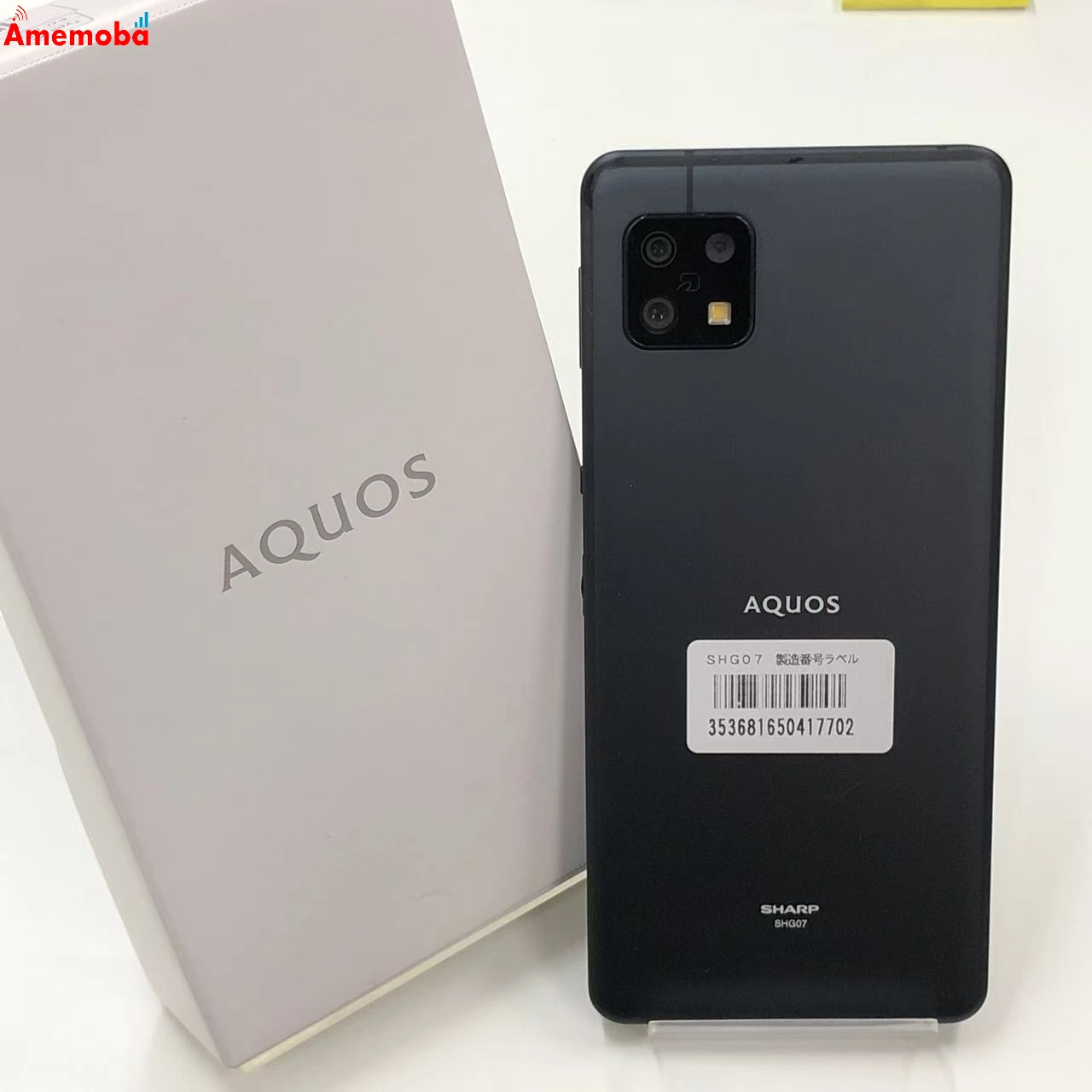 AQUOS sense6s 4GB/64GB ブラック SHG07 AU版SIMフリー 美品