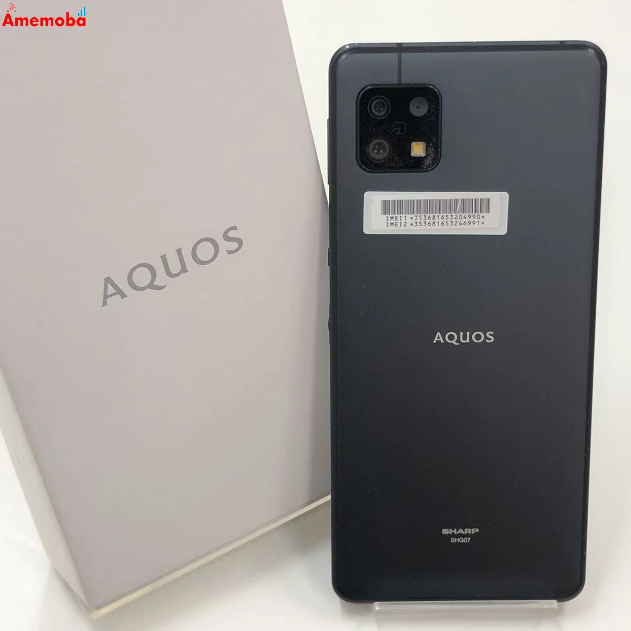 AQUOS sense6s 4GB/64GB ブラック SHG07 AU版SIMフリー