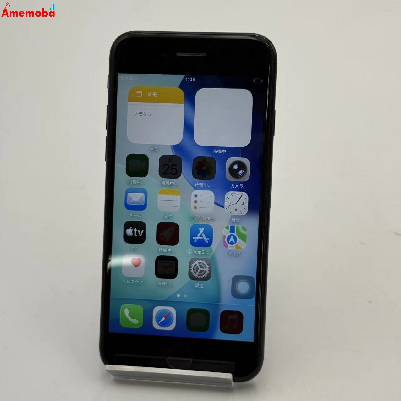 iPhoneSE 第3世代 64GB ミッドナイト MMYC3J/A AU版SIMフリー 訳あり品