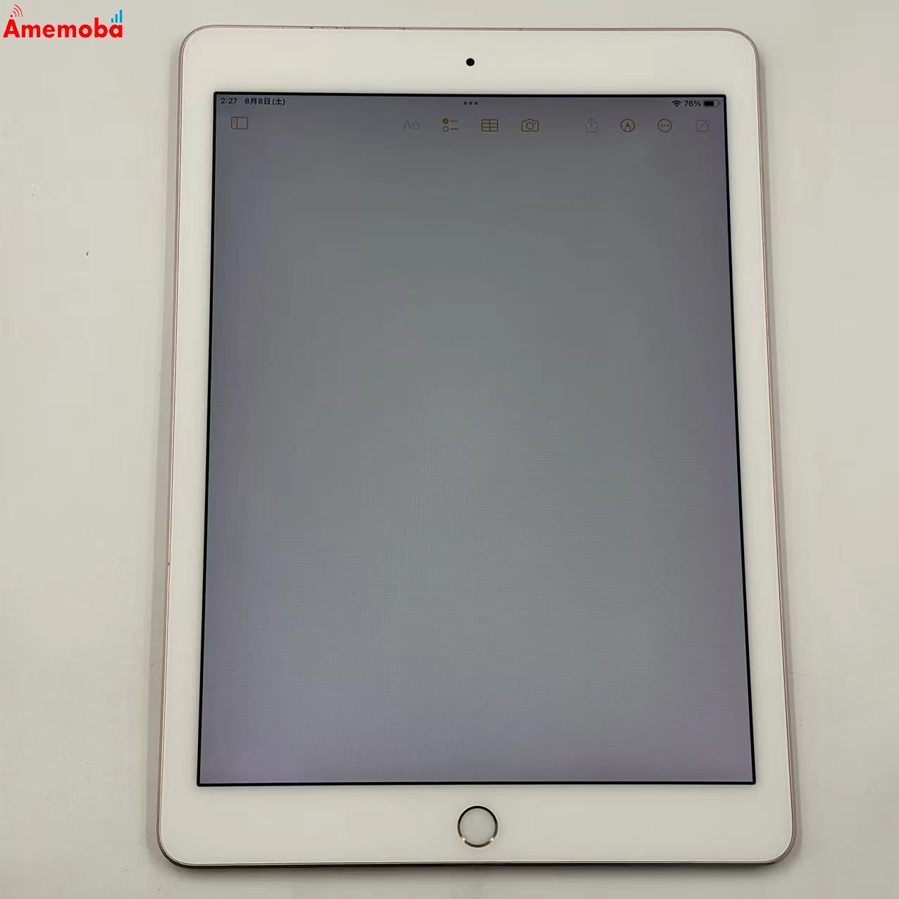iPad Pro 9.7インチ Wi-Fiモデル 128GB ローズゴールド MM192J/A   訳あり品