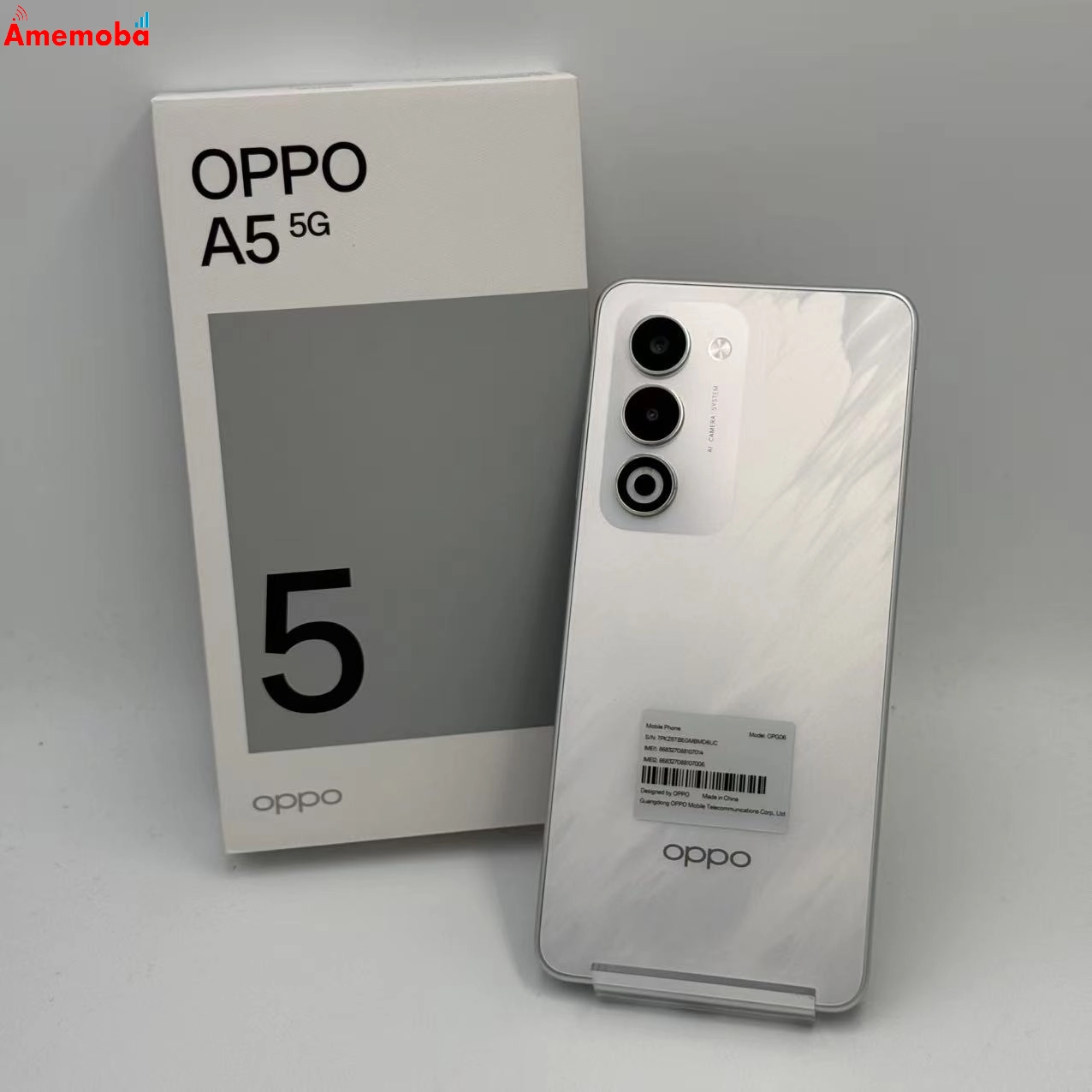 OPPO A5 5G 128GB ホワイト OPG06 AU版SIMフリー 新品未使用 au