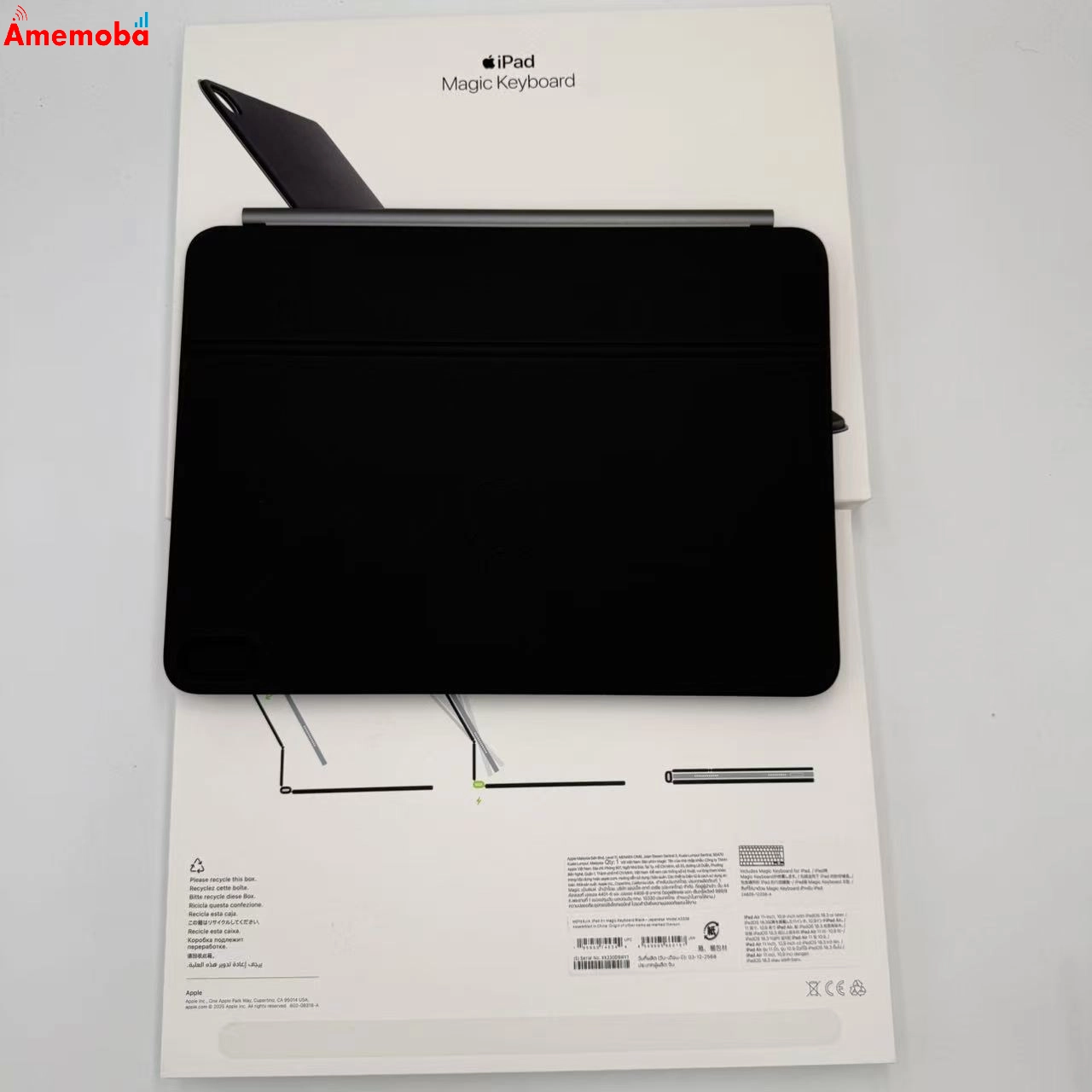Magic Keyboard 11インチiPad Air（M4）用 ブラック MGYX4J/A 新品同様 32GB