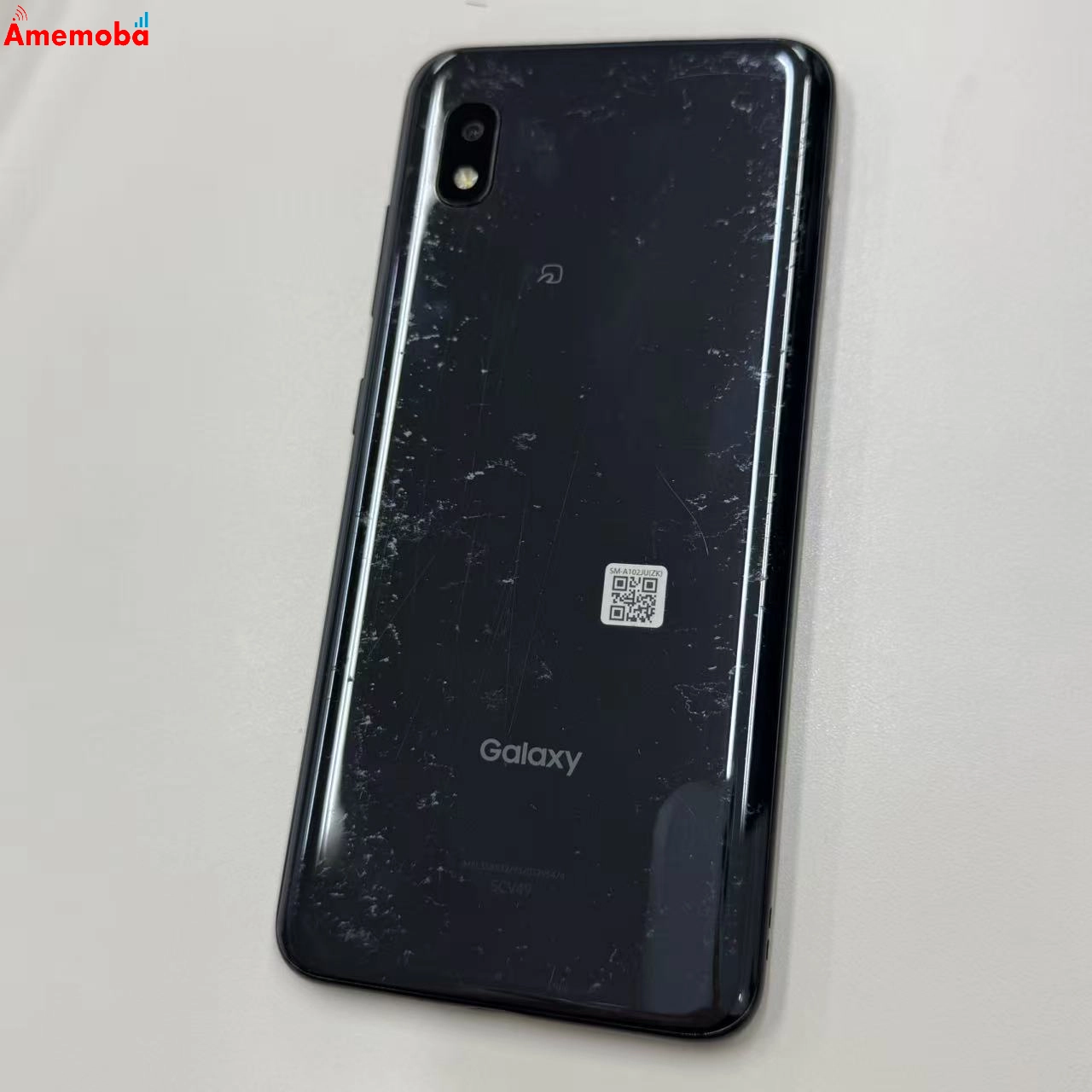 Galaxy A21 64GB ブラック SCV49 AU版SIMフリー ジャンク品 au