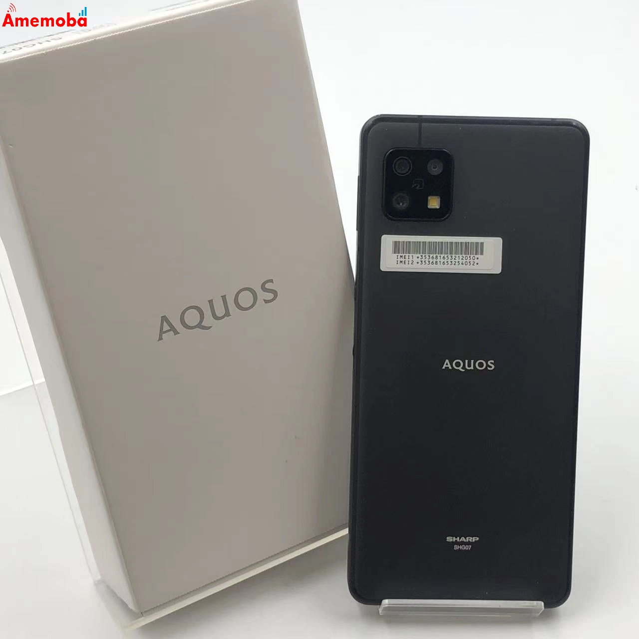 AQUOS sense6s 4GB/64GB ブラック SHG07 AU版SIMフリー 訳あり品