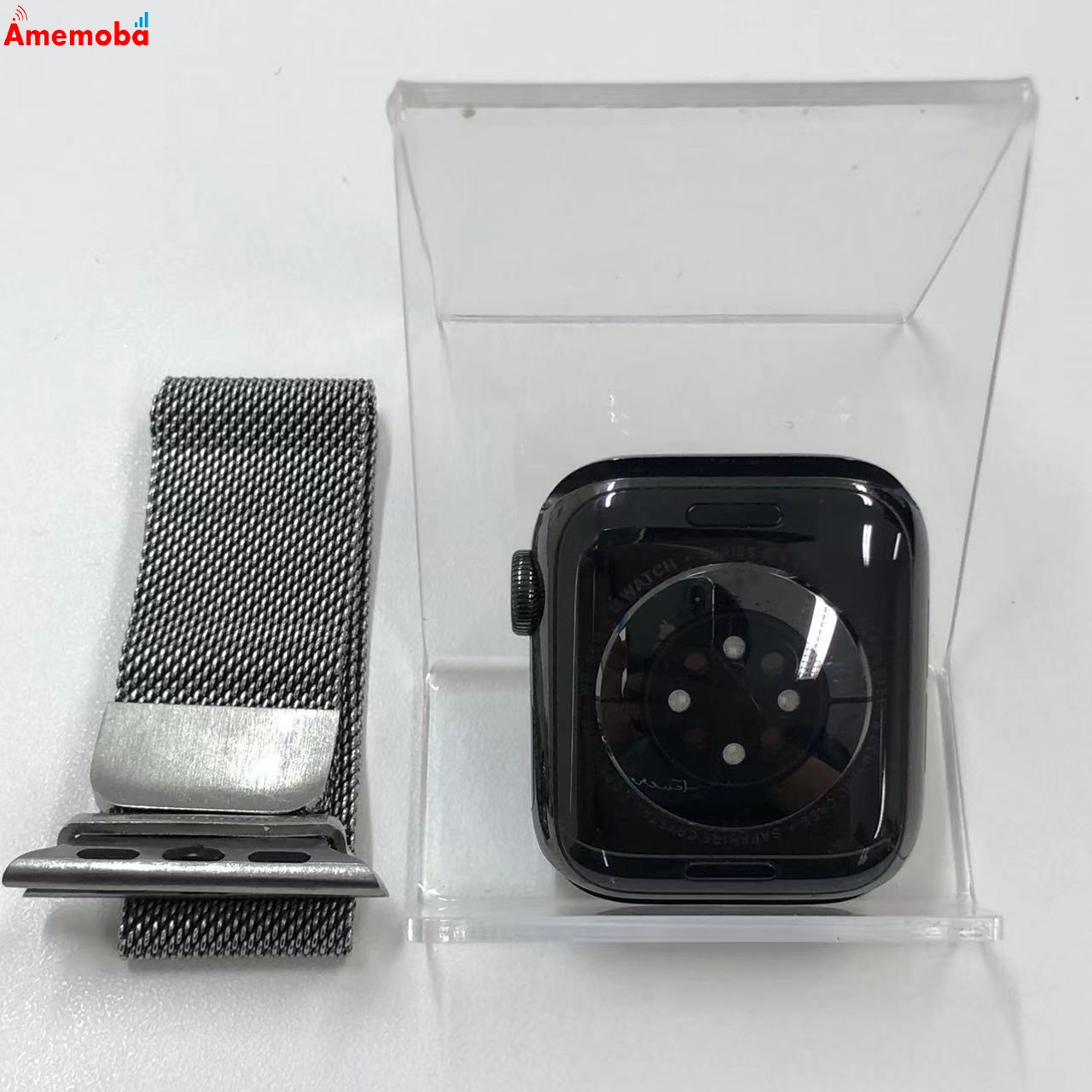 AppleWatch series6 GPS+Cellular 32 Black M06Y3J/A ミラネーゼループ付き 美品 SIMフリー