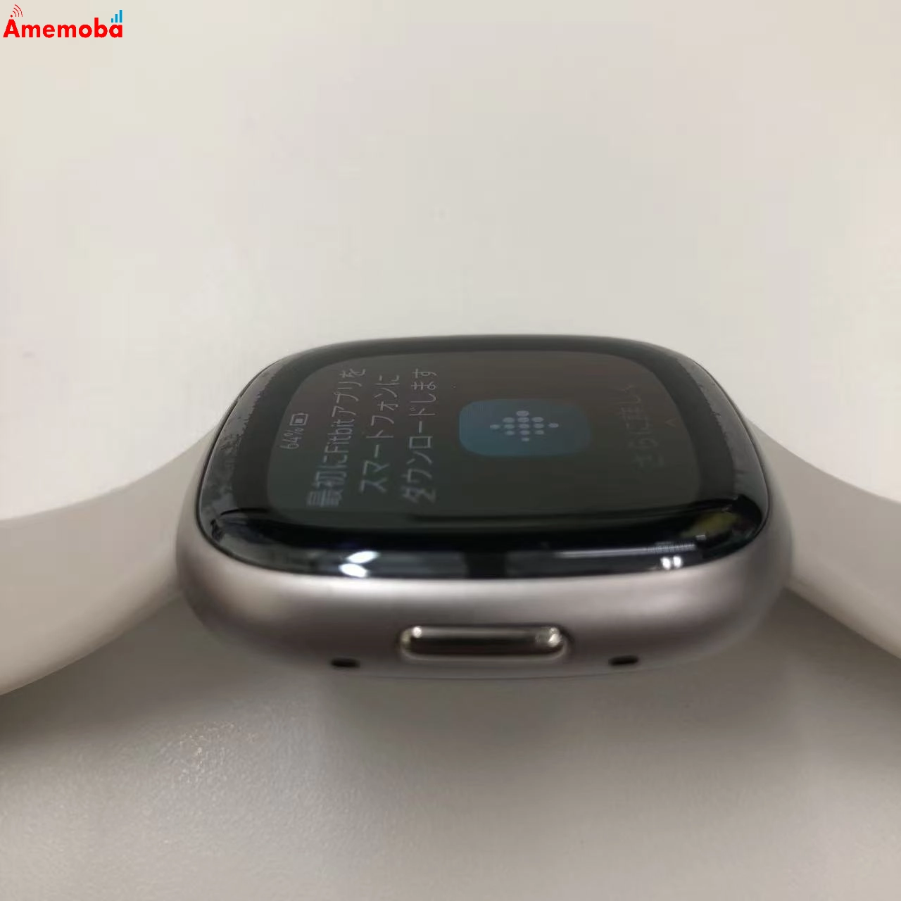 Fitbit Sense 2 ** ルナホワイト/プラチナアルミニウム FB521 ジャンク品