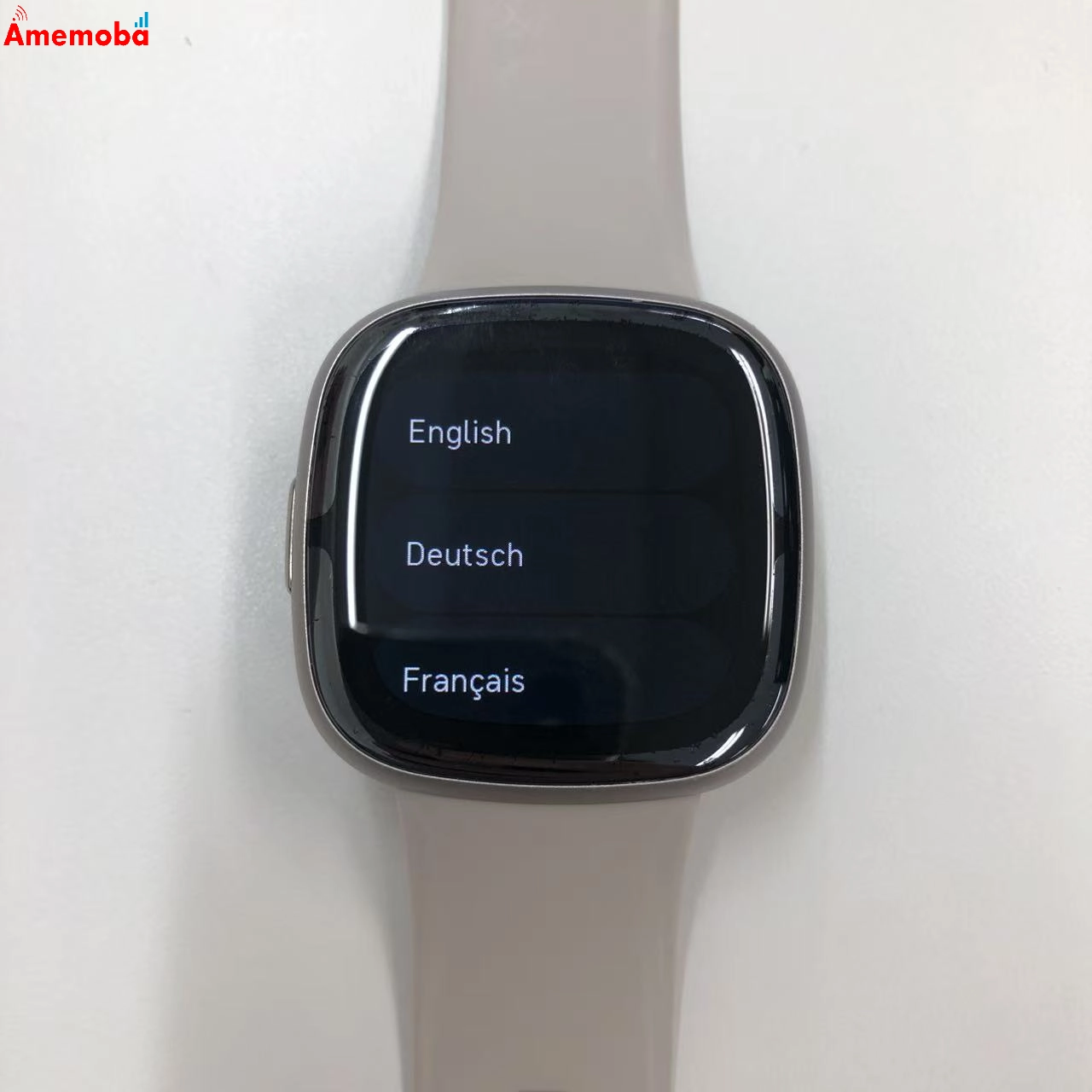 Fitbit Sense 2 ** ルナホワイト/プラチナアルミニウム FB521 ジャンク品
