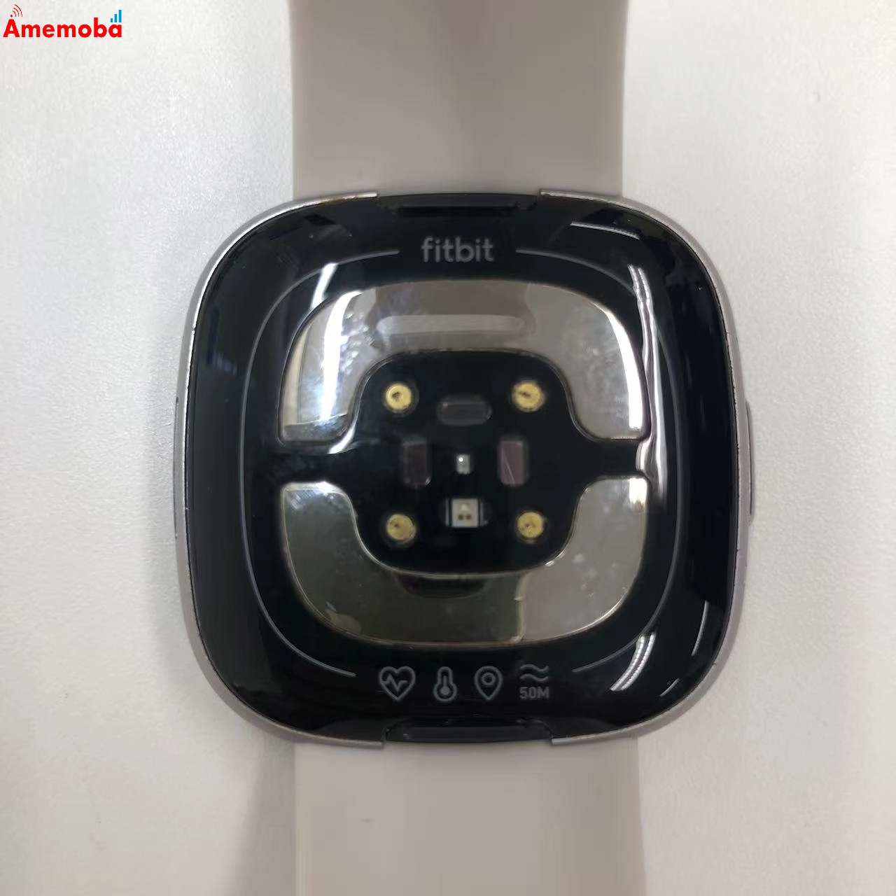 Fitbit Sense 2 ** ルナホワイト/プラチナアルミニウム FB521 ジャンク品