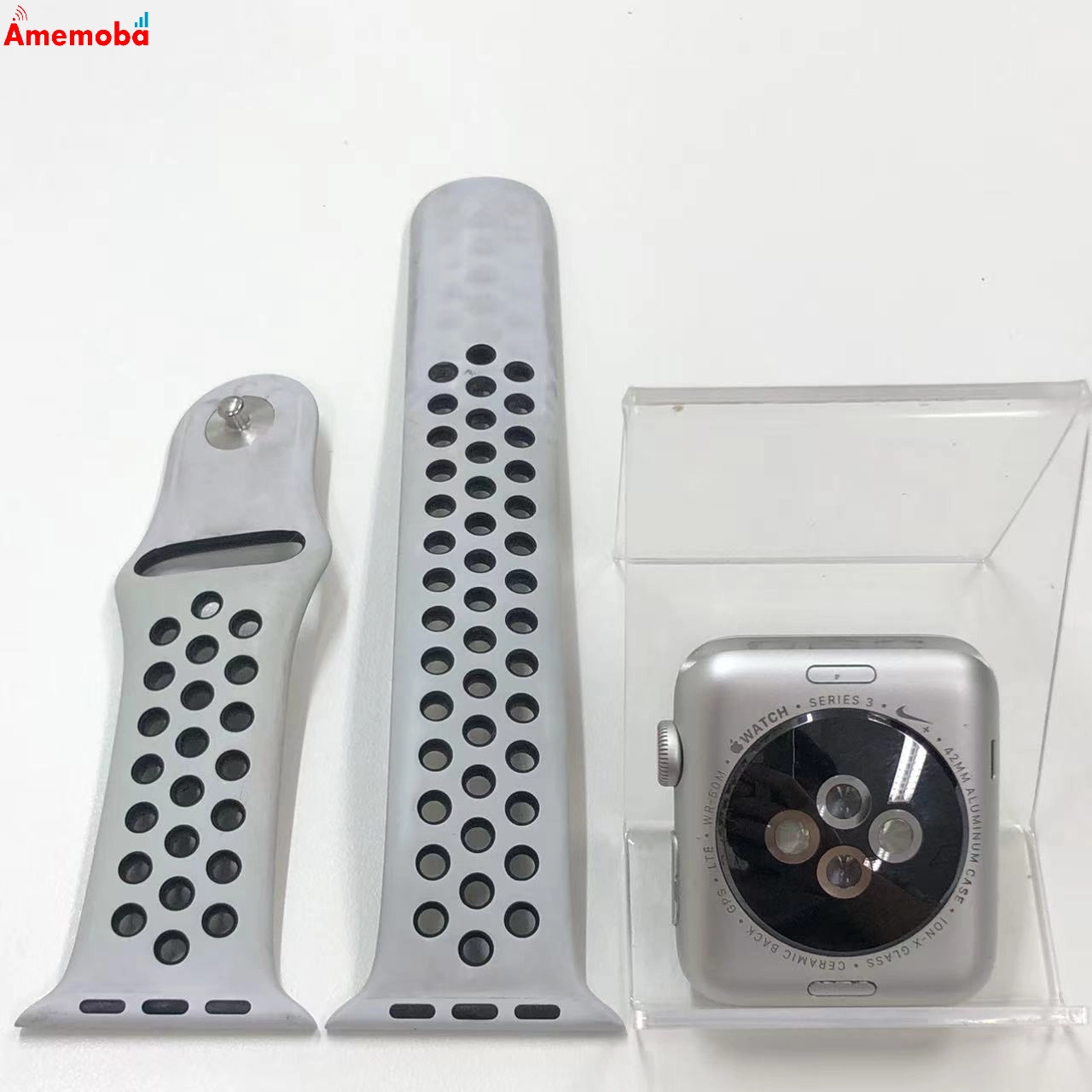 Apple Watch Series3 Nike 42mm GPS+Cellularモデル 16GB シルバー MQME2J/A SIMフリー
