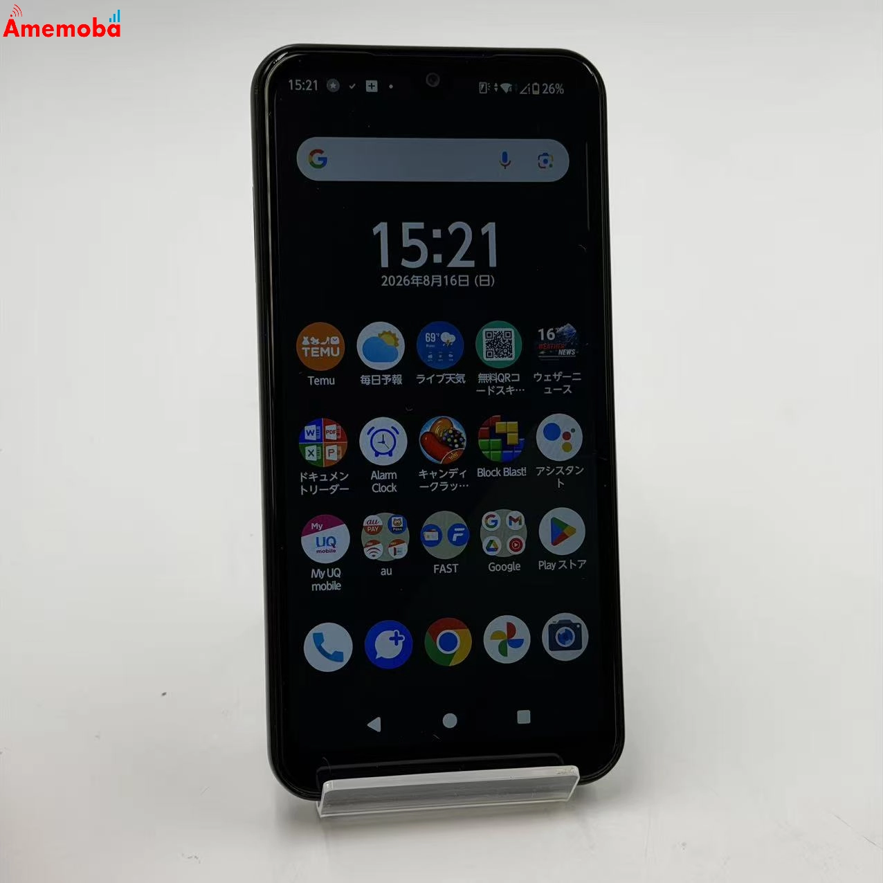 arrows We 64GB ブラック FCG01 AU版SIMフリー