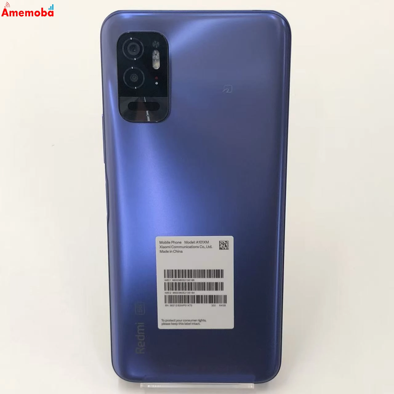Redmi Note 10T 64GB ナイトタイムブルー A101XM SoftBank版SIMフリー 美品