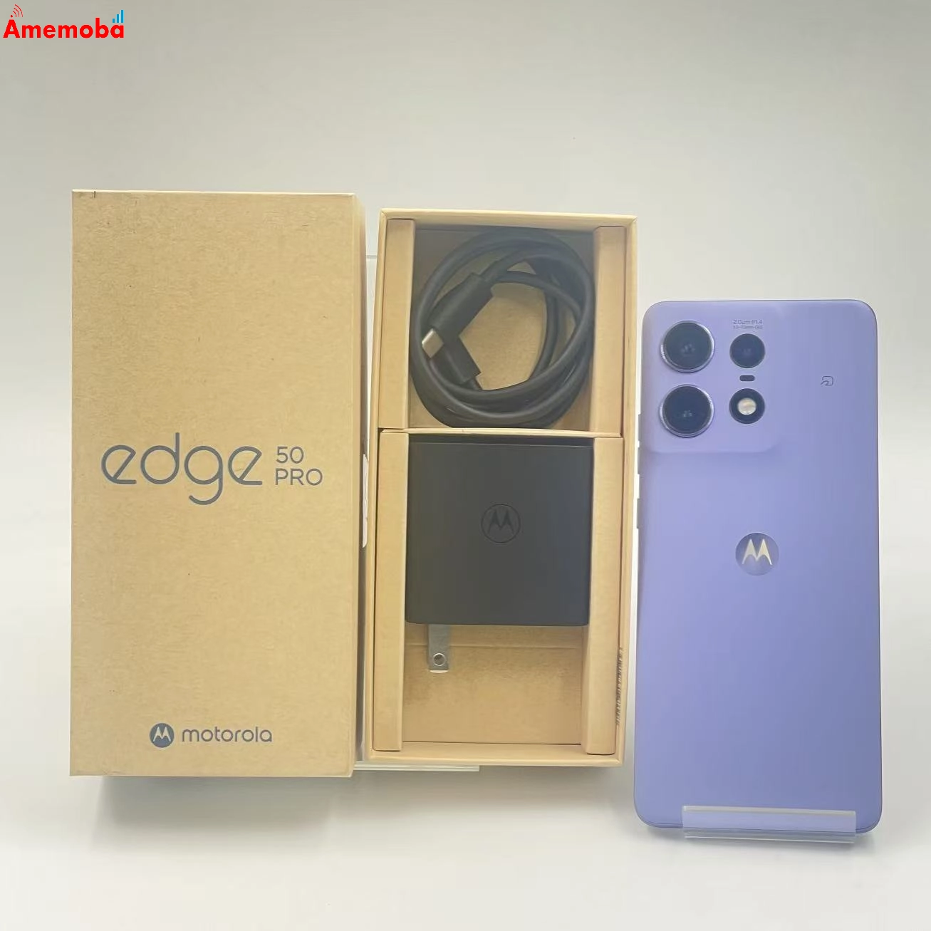 motorola edge 50s pro 8GB/256GB リュクスラベンダー XT2403-4 ストア版SIMフリー 極美品