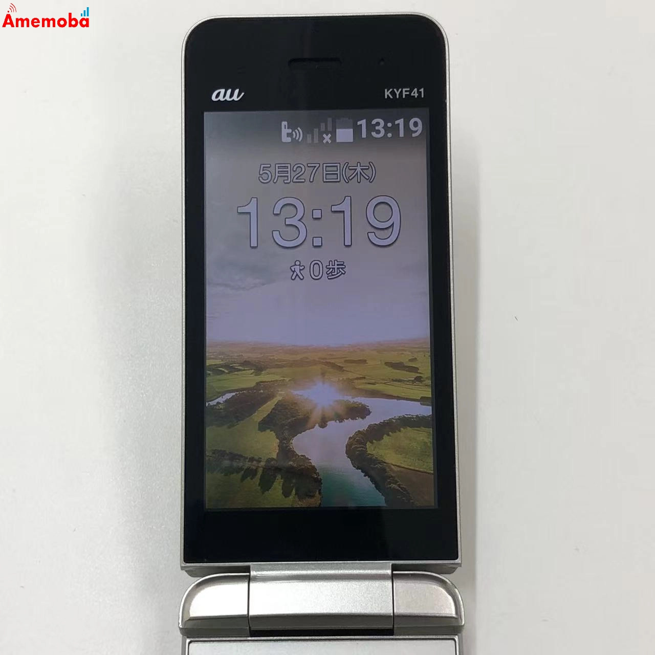 かんたんケータイ KYF41 8GB シャンパンゴールド au