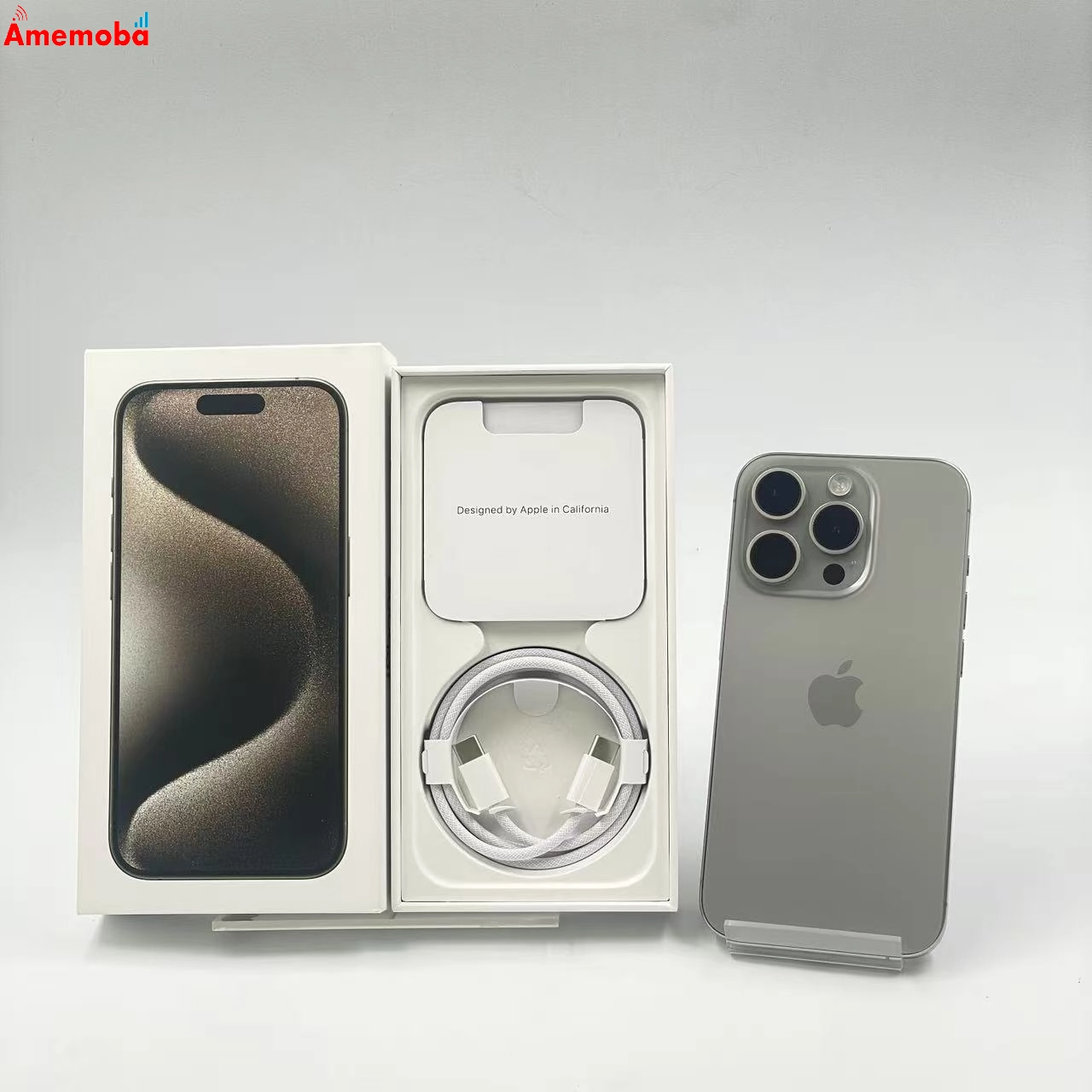 iPhone15 Pro 128GB ナチュラルチタニウム MTU93J/A docomo版SIMフリー 極美品