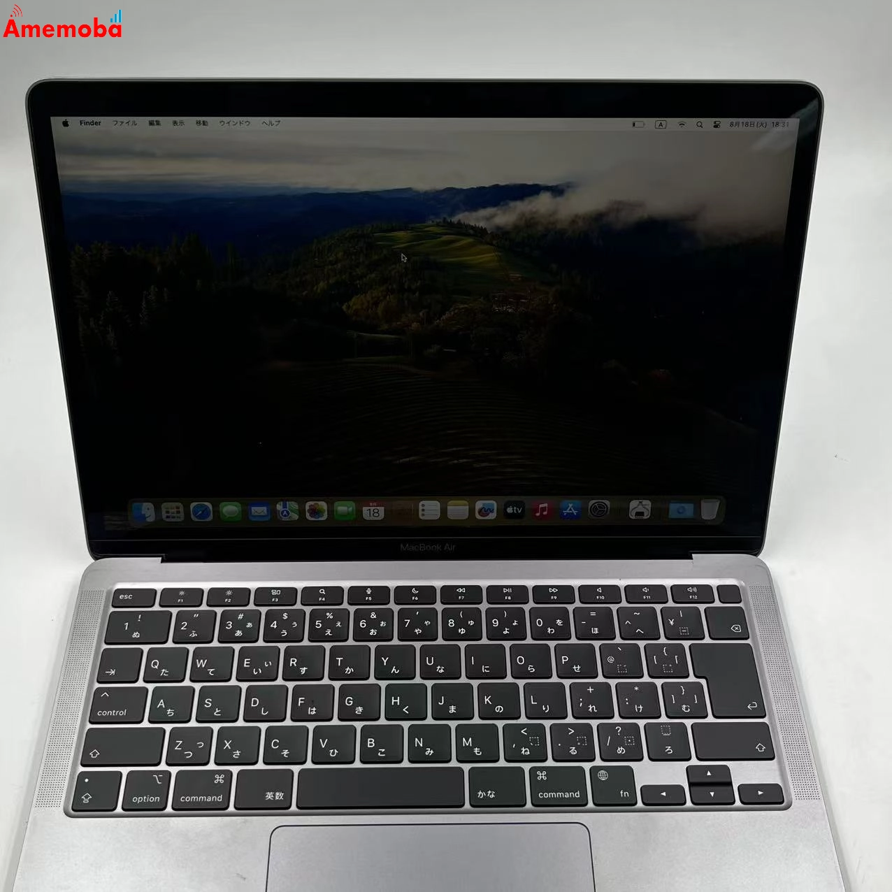 MacBook Air 13インチ Late2020 Apple M1 8GB/256GB スペースグレイ MGN63J/A 極美品