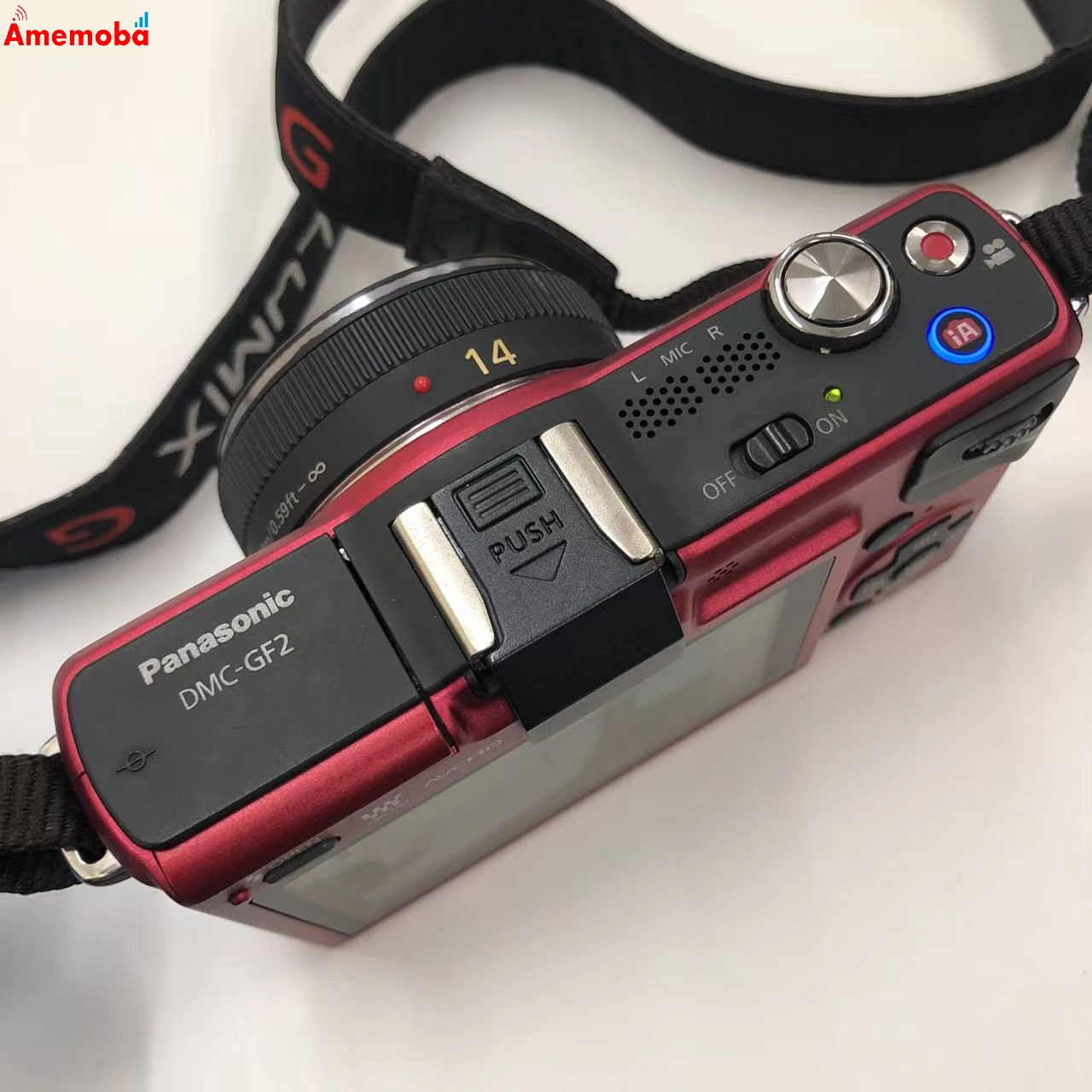 LUMIX DMC-GF2C ダブルレンズキット ファインレッド