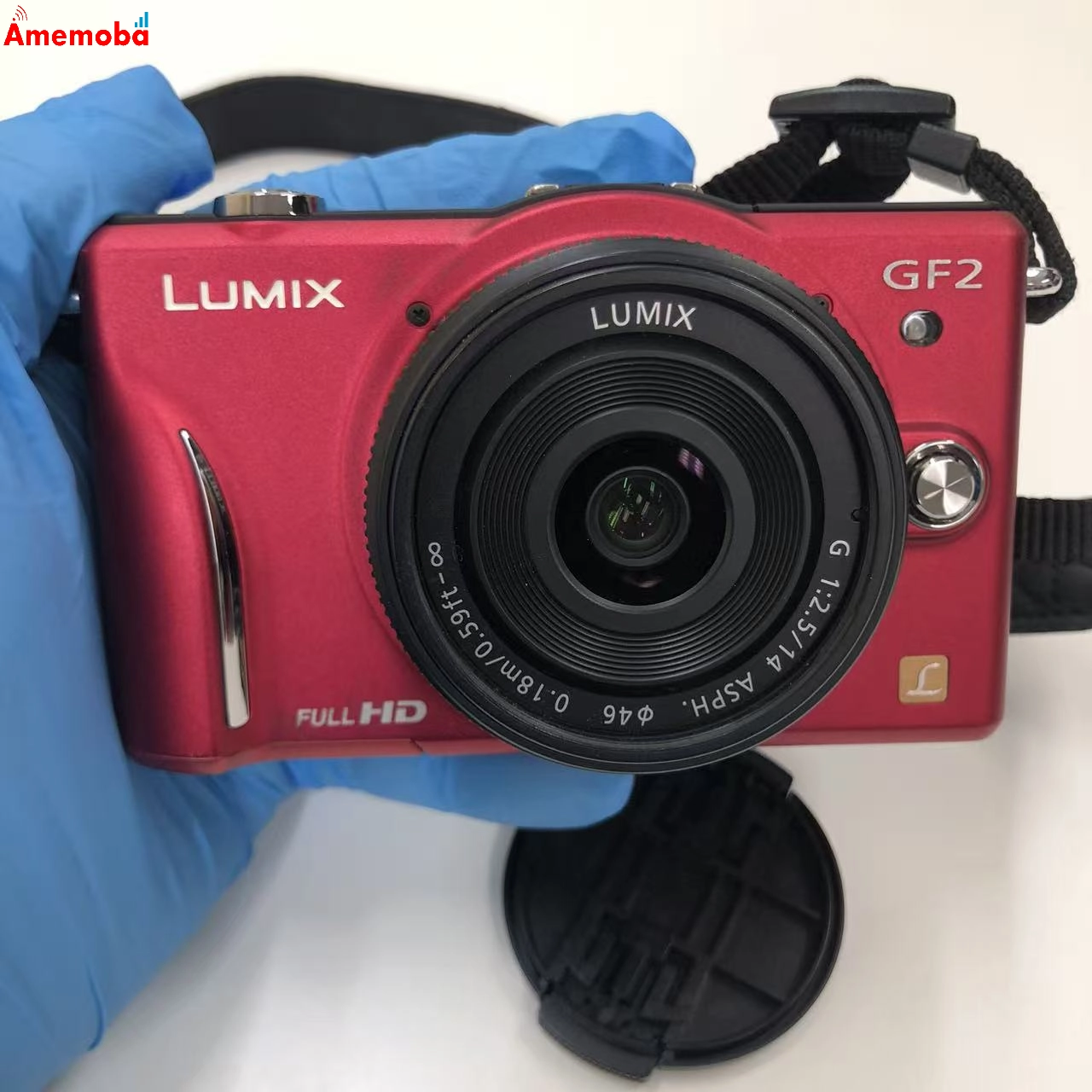 LUMIX DMC-GF2C ダブルレンズキット ファインレッド