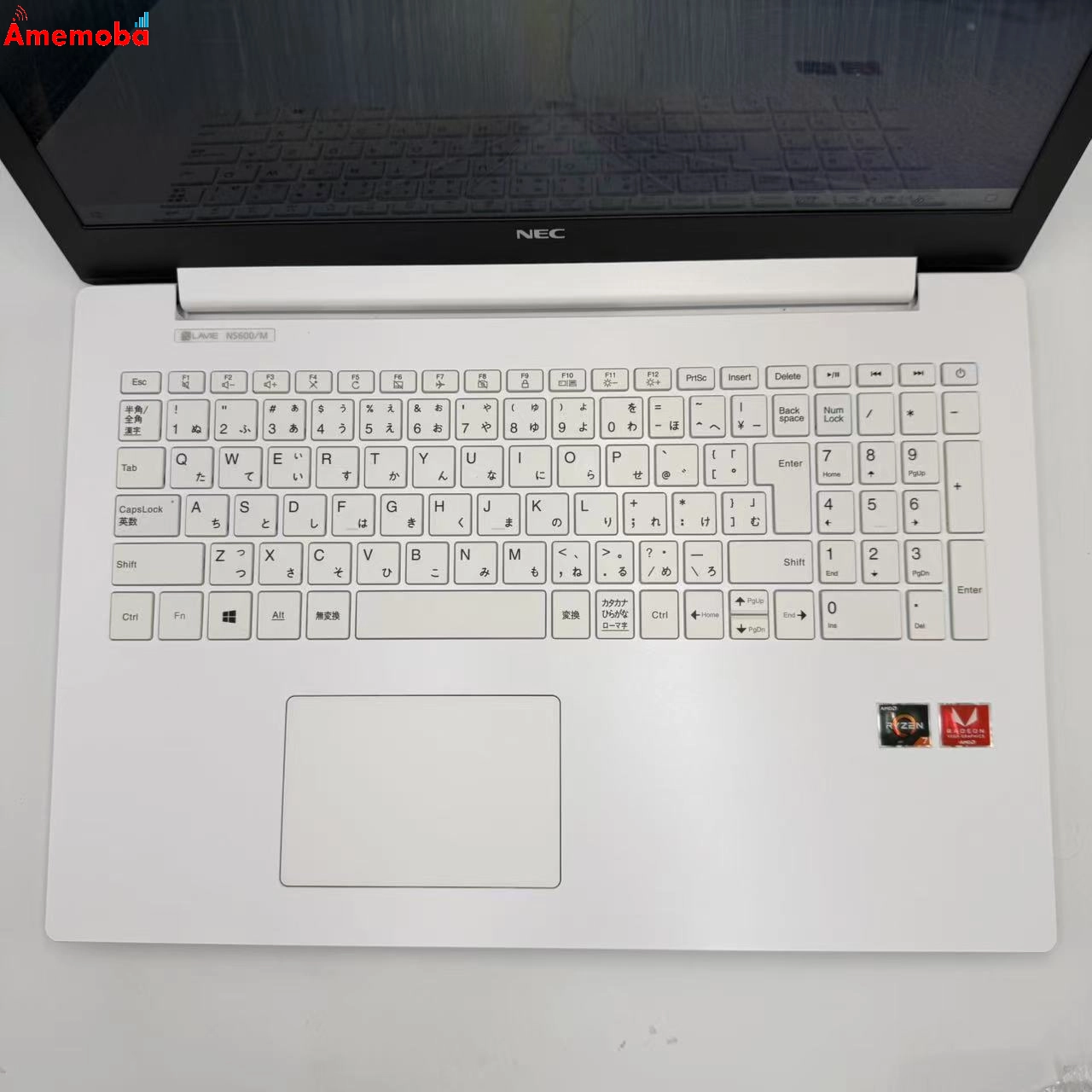 LAVIE Note Standard NS600/M 15.6 型AMD Ryzen 7 2700U 2.2GHz/4コア ホワイト 4GB/256GB 4 GB/256GB