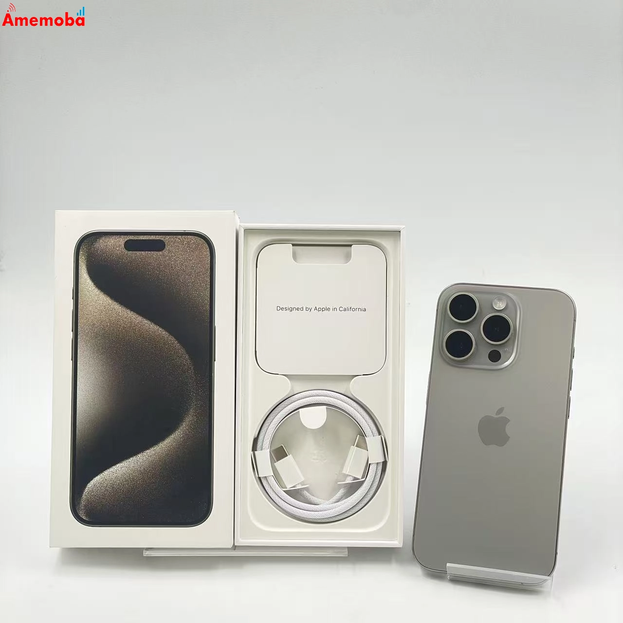 iPhone15 Pro 256GB ナチュラルチタニウム MTUF3J/A Apple版SIMフリー 美品