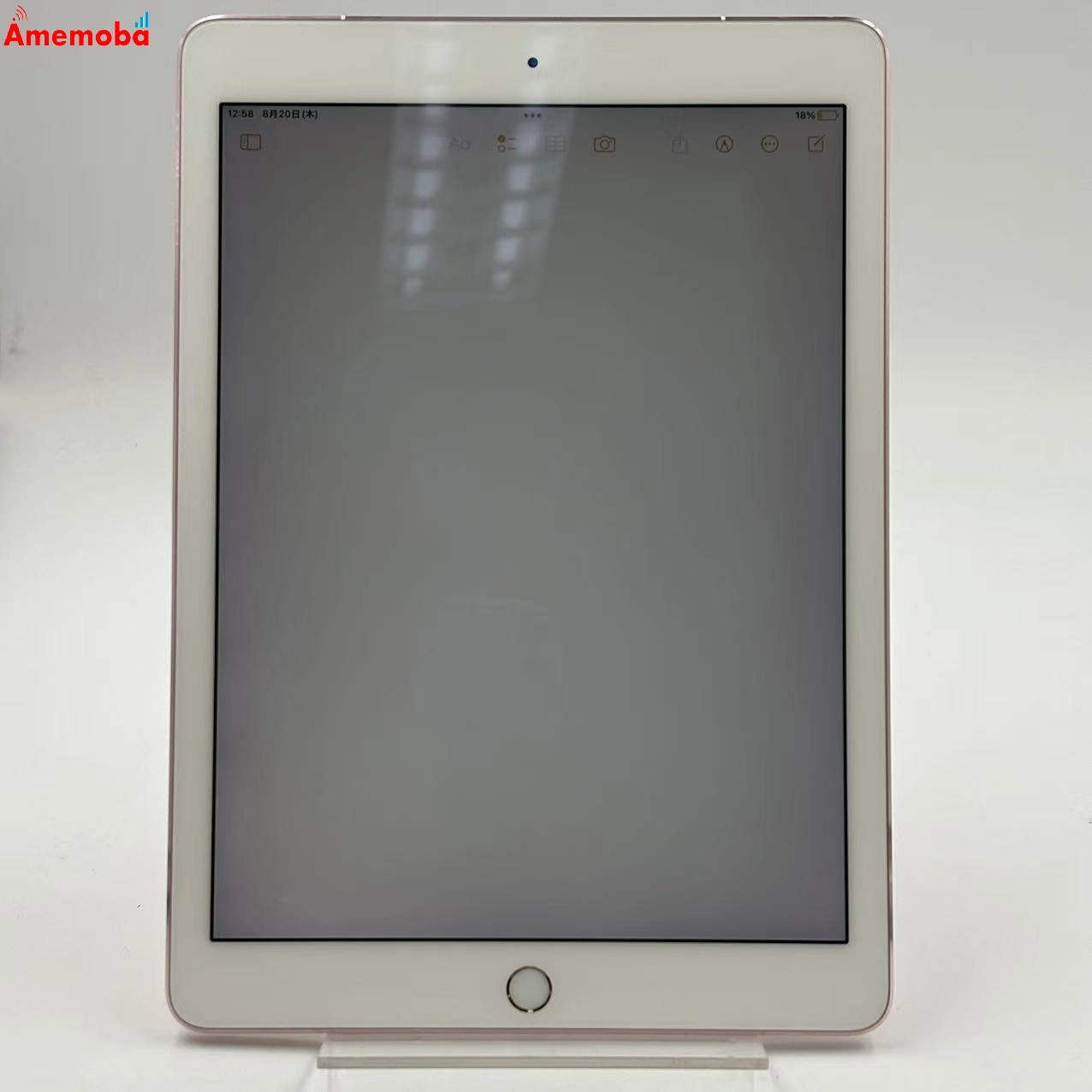 iPad Pro 9.7インチ Wi-Fi+Cellular 256GB ローズゴールド MLYM2J/A au版SIMフリー ジャンク品