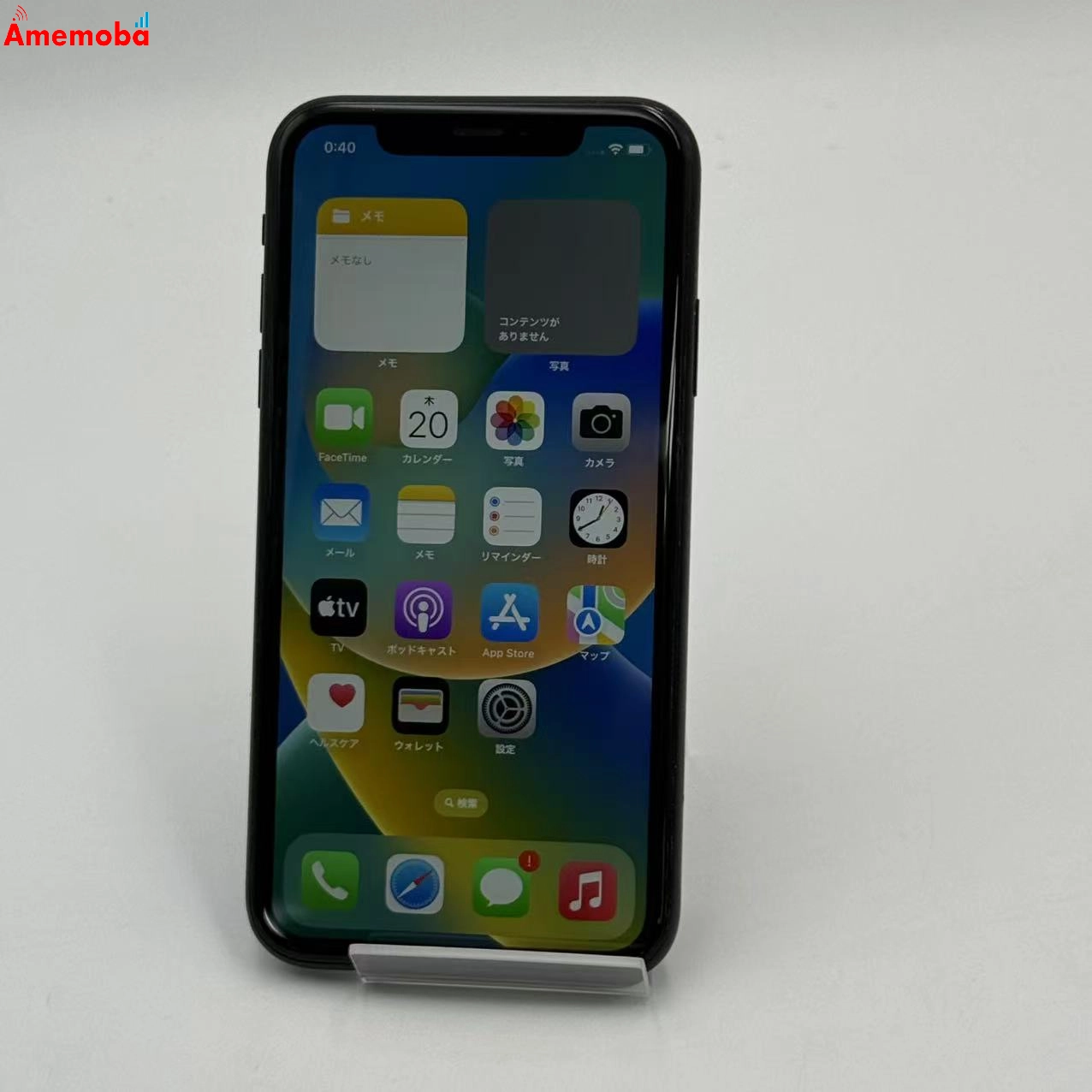 iPhoneXR 64GB ブラック MT002J/A Apple版SIMフリー ジャンク品