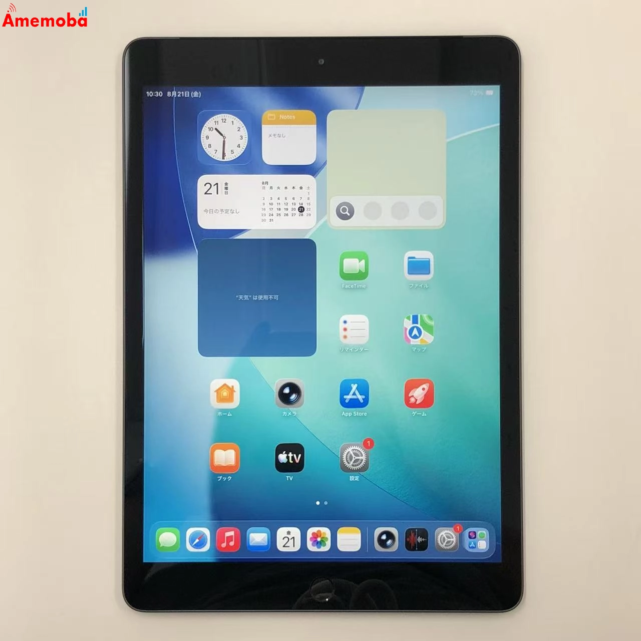 iPad 第8世代 32GB スペースグレイ MYMH2J/A docomo版SIMフリー 訳あり品