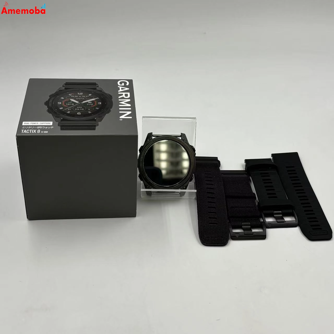Garmin tactix 8 AMOLED Dual Power 32GB Black 010-03407-21 極美品