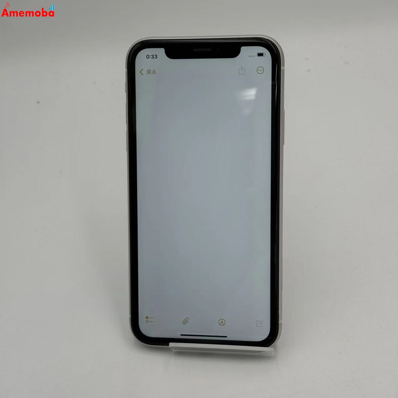 iPhoneXR 64GB ホワイト MT032J/A docomo版SIMフリー 訳あり品