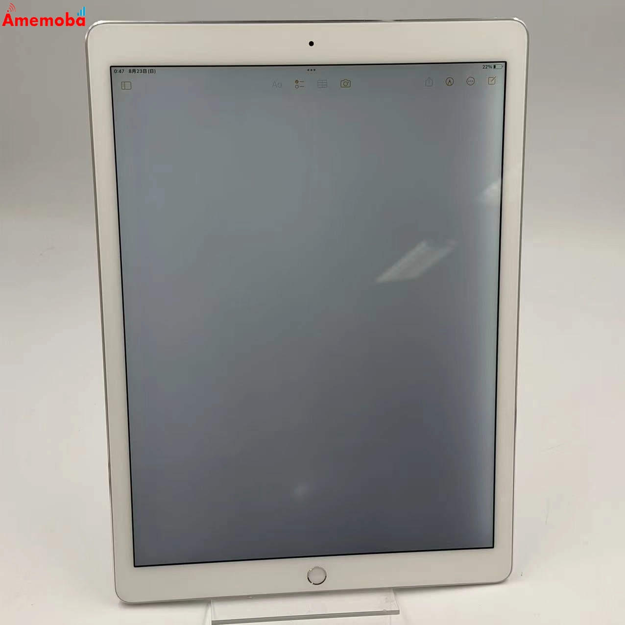 iPad Pro 12.9インチ 第1世代 Wi-Fiモデル 32GB シルバー ML0G2J/A  訳あり品